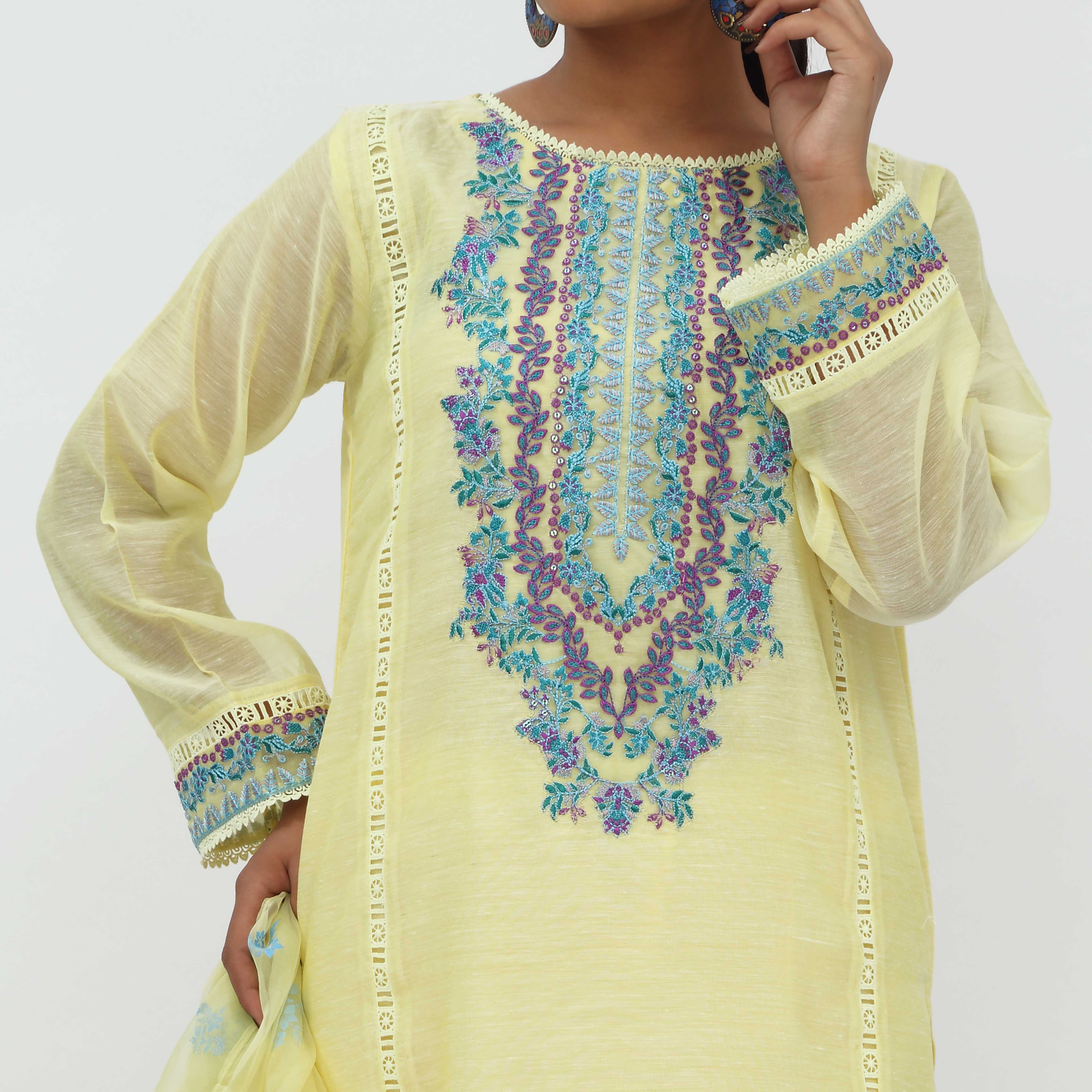3PC- Paper Cotton Suit PS5190 - Image 3
