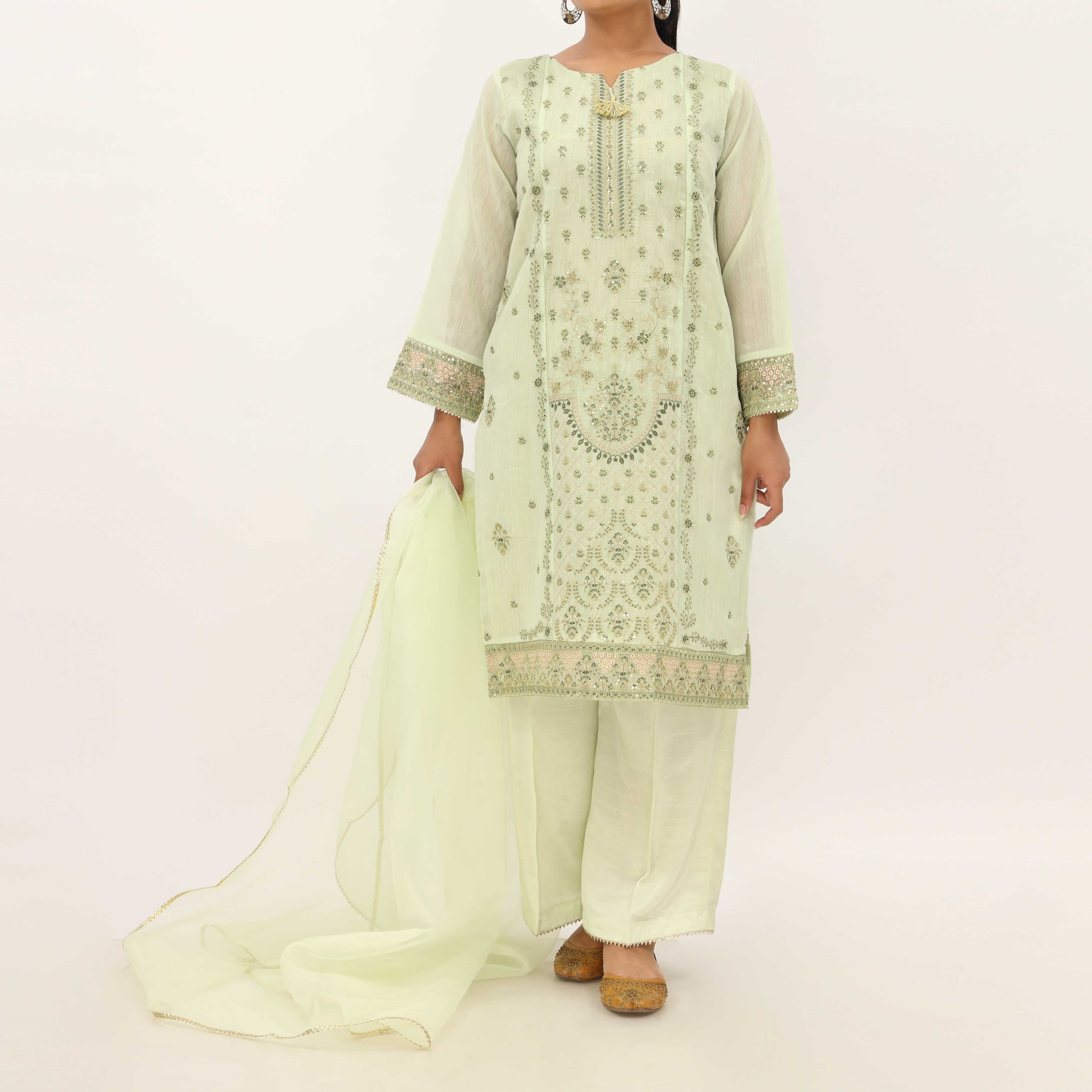 3PC- Paper Cotton Suit PS5195 - Image 2