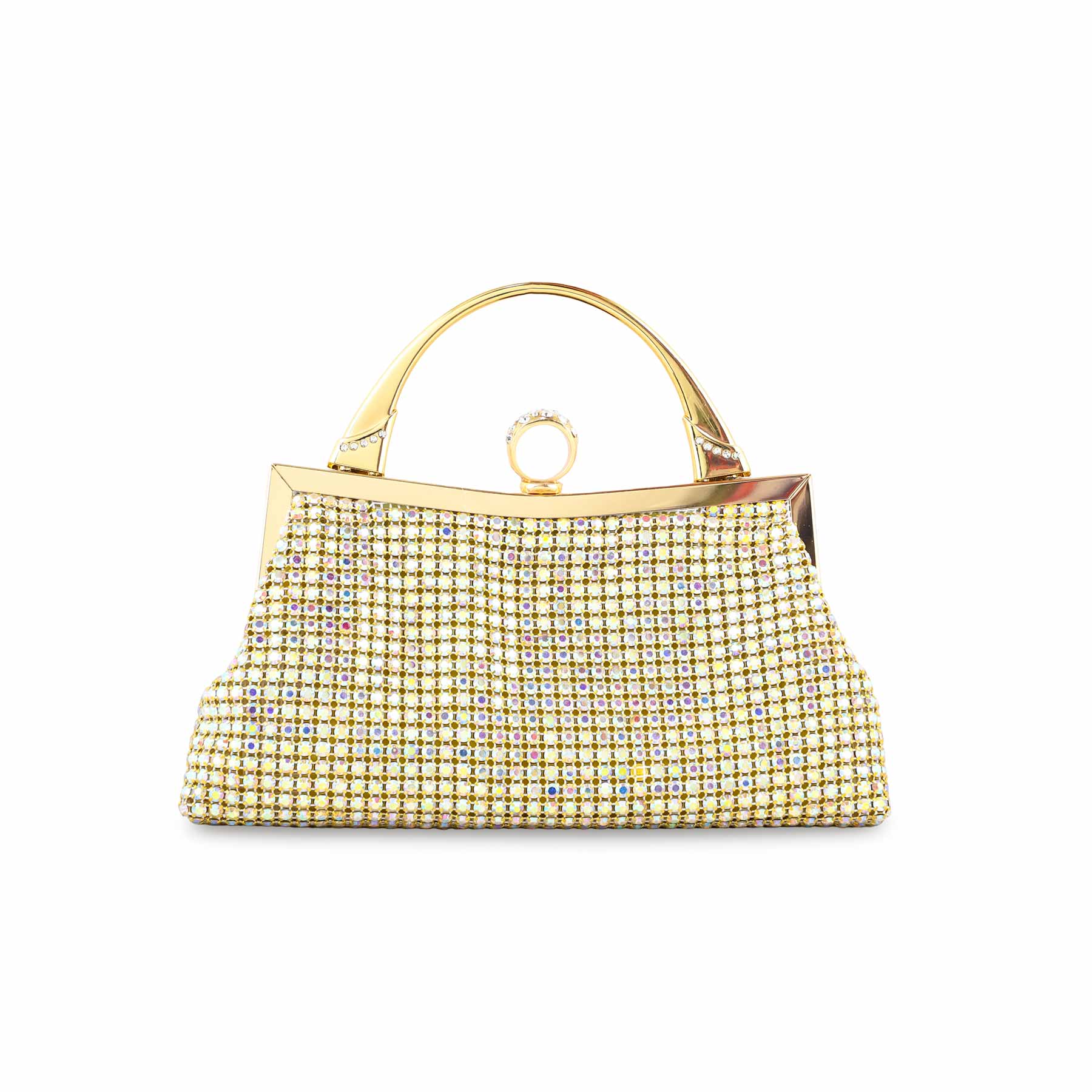 AB Golden Bridal Clutch P24309 - Image 2