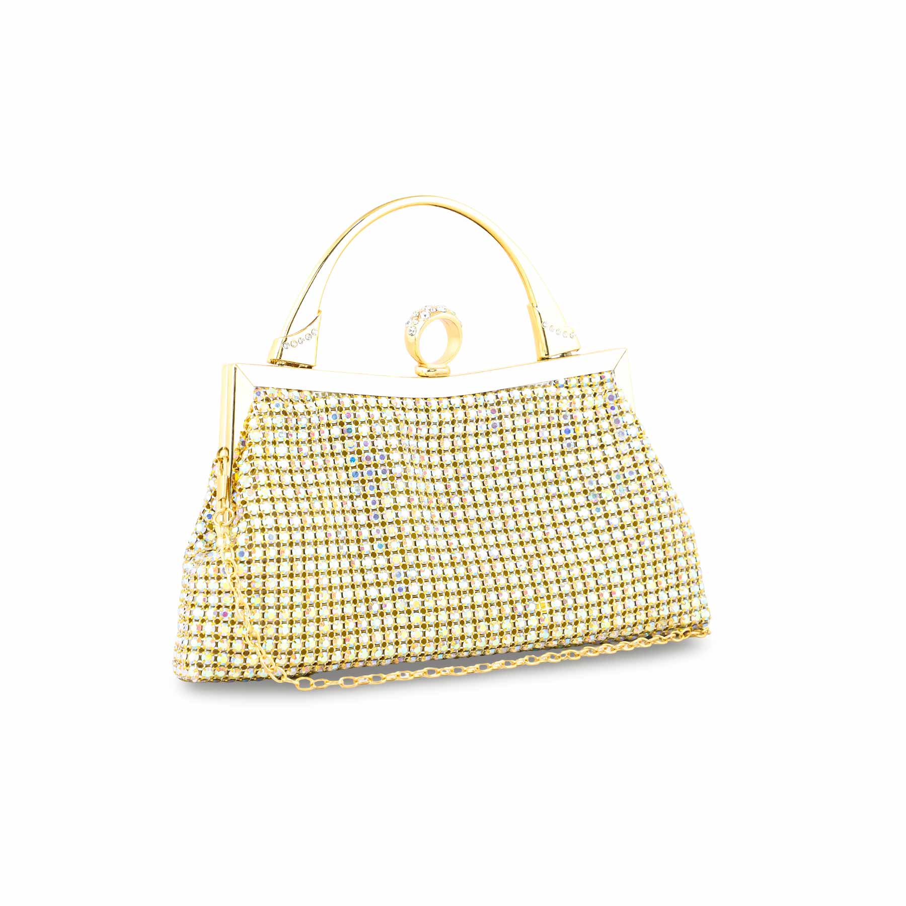 AB Golden Bridal Clutch P24309 - Image 3