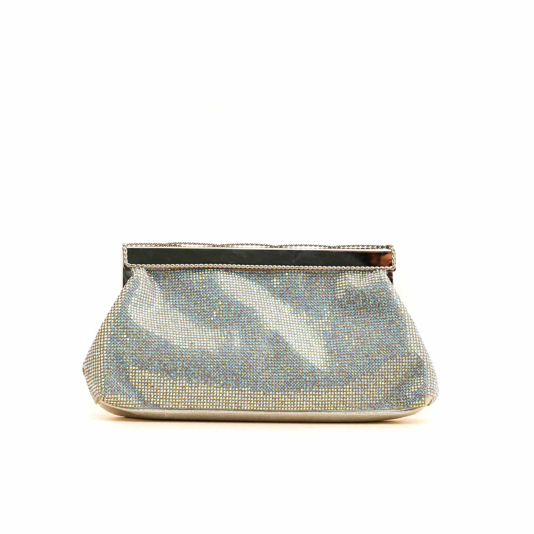 AB Silver Fancy Clutch P24241 - Image 2