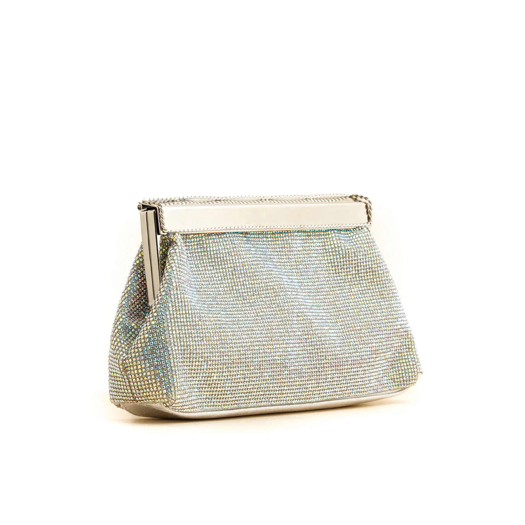 AB Silver Fancy Clutch P24241 - Image 3