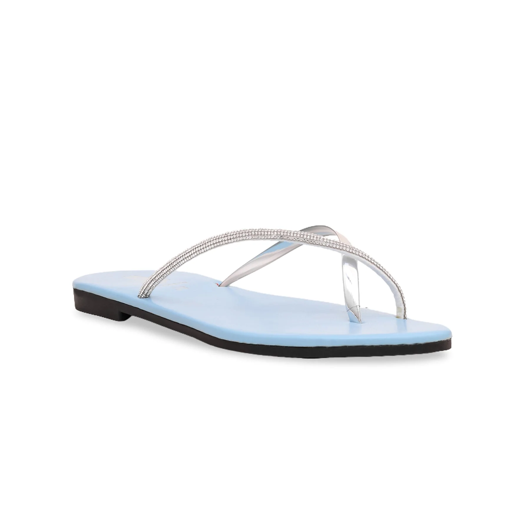 Aqua Green Casual Chappal CL1679 - Image 2