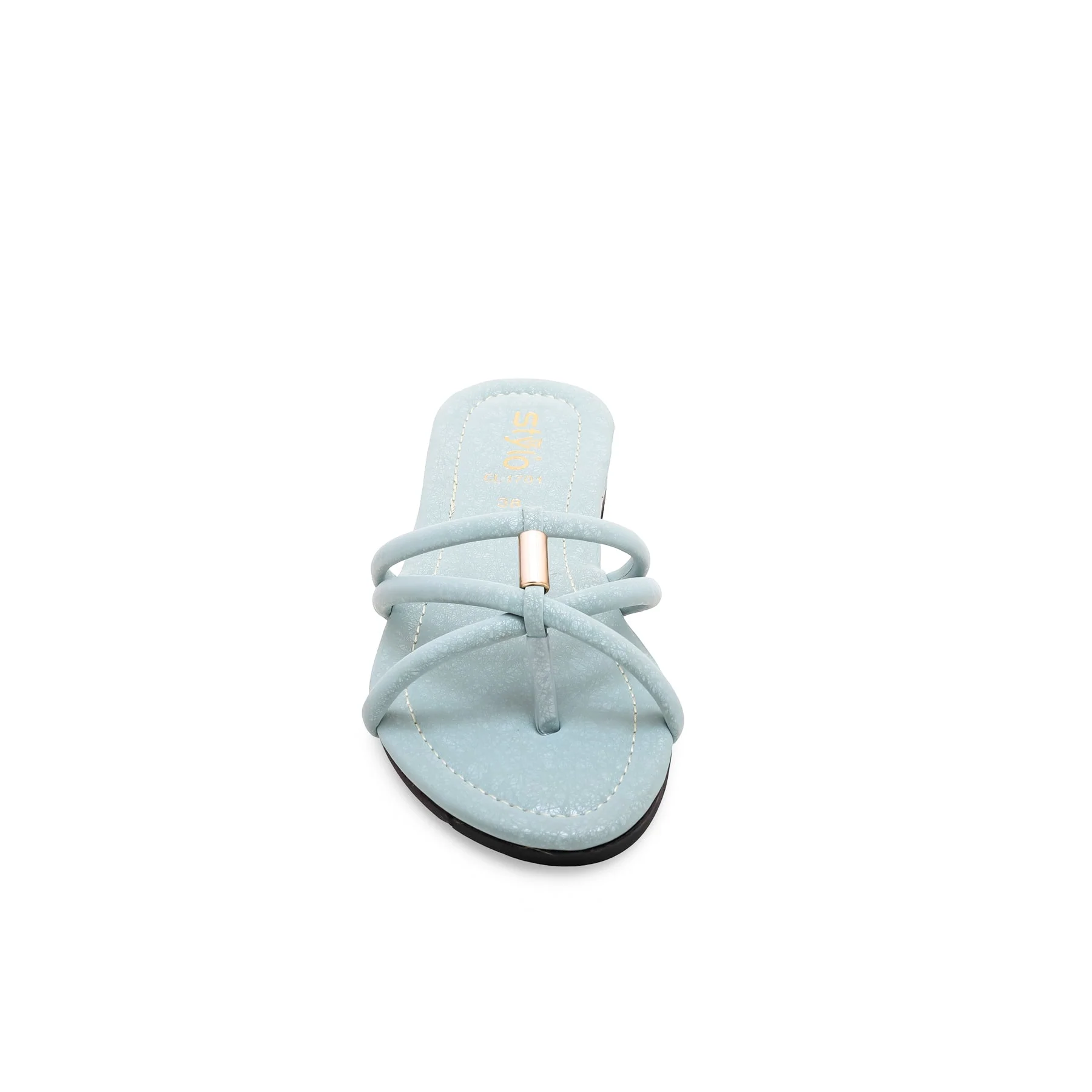 Aqua Green Casual Chappal CL1701 - Image 3