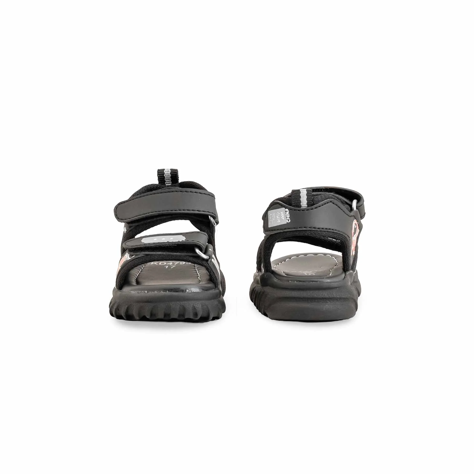 Babies Black Casual Sandal KD4793 - Image 4