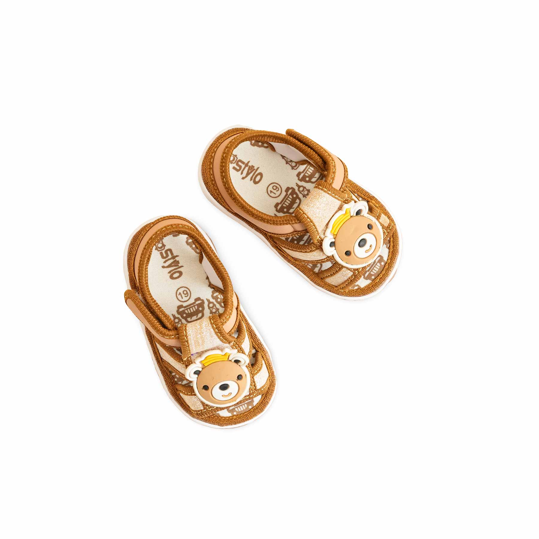 Babies Brown Casual Sandal KD4915 - Image 5