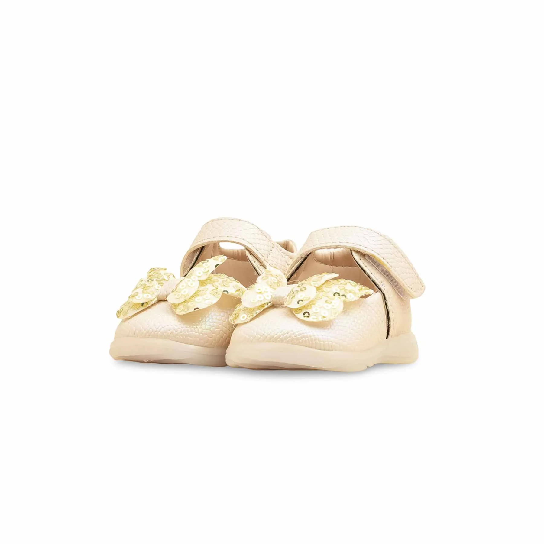 Babies Golden Casual Booties KD2590 - Image 3