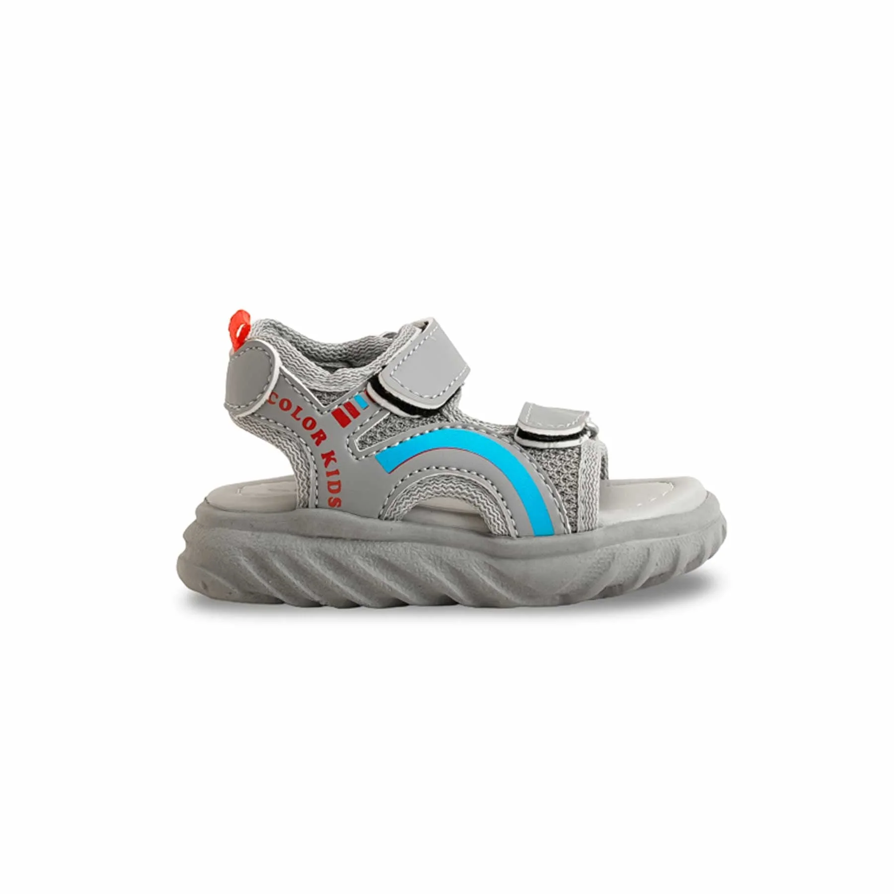 Babies Grey Casual Sandal KD4794 - Image 2
