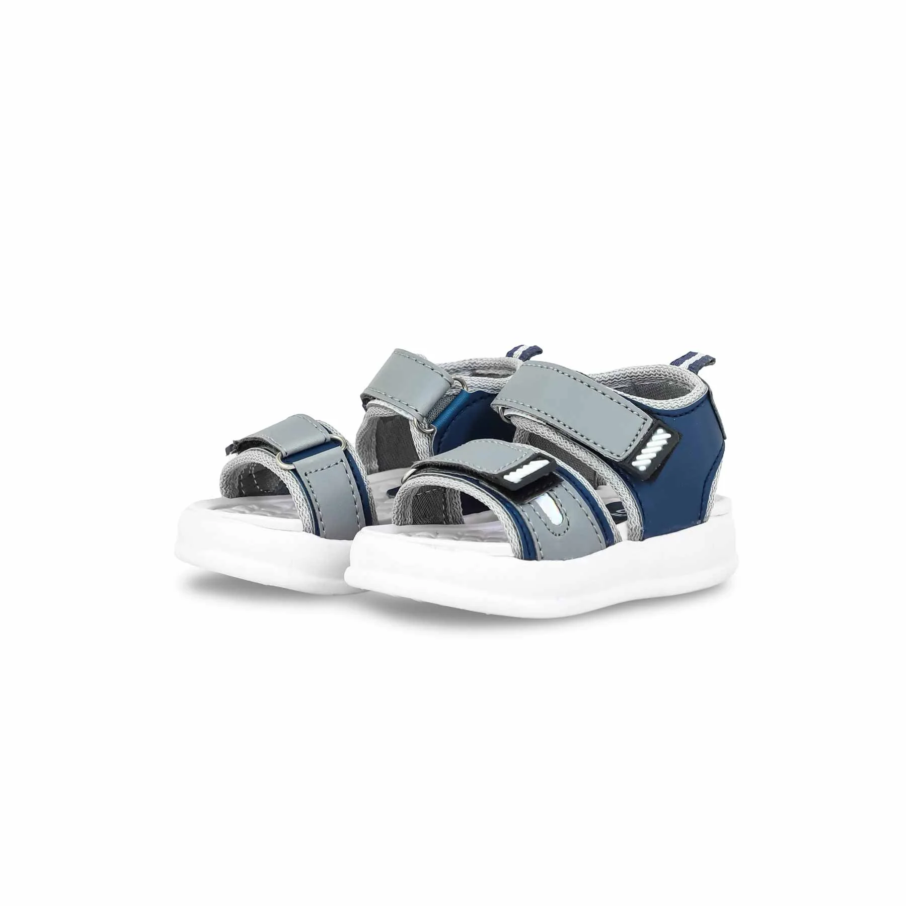 Babies Grey Casual Sandal KD4827 - Image 3