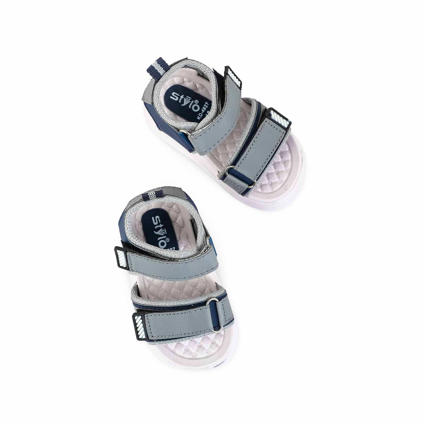 Babies Grey Casual Sandal KD4827 - Image 5
