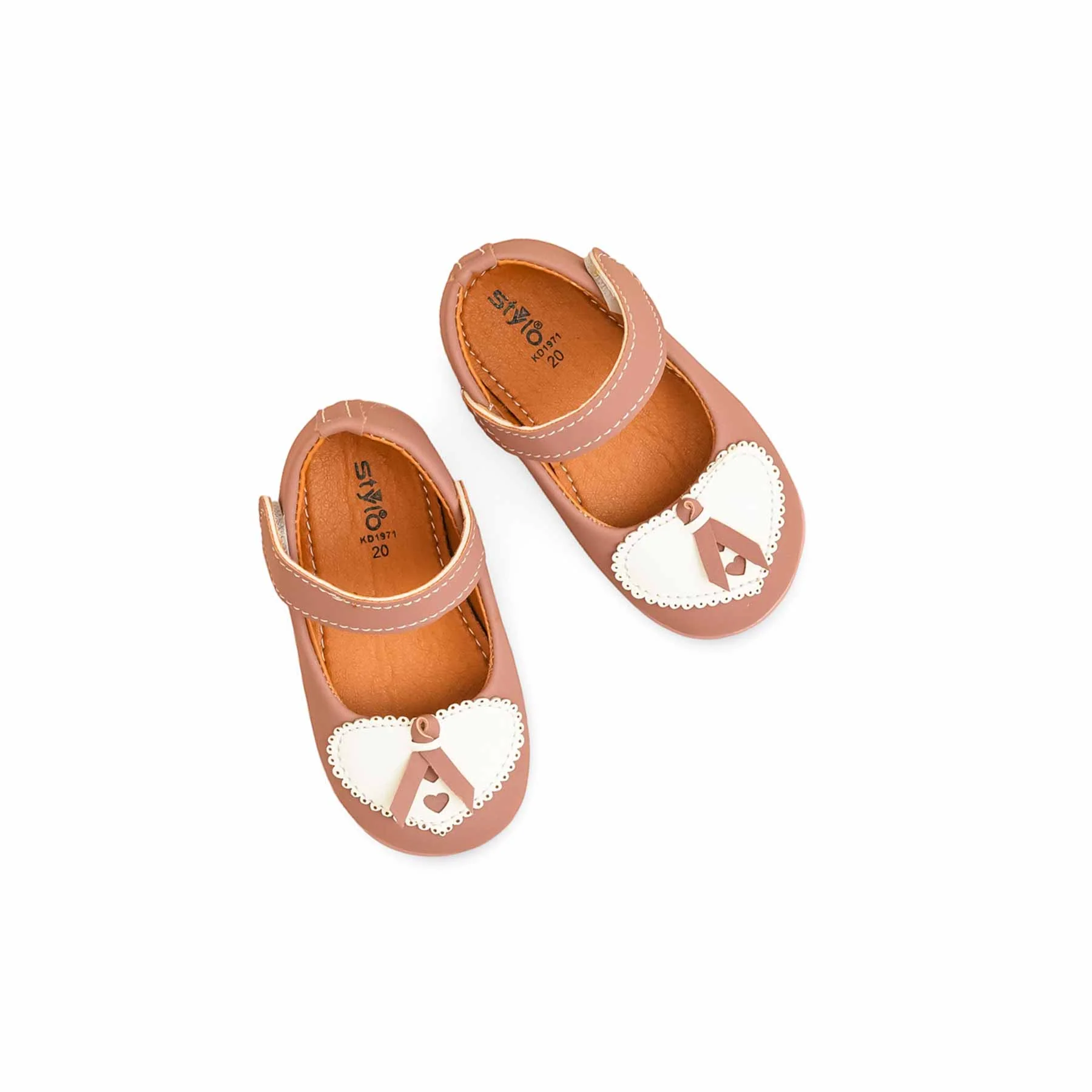 Babies Pink Casual Booties KD1971 - Image 5