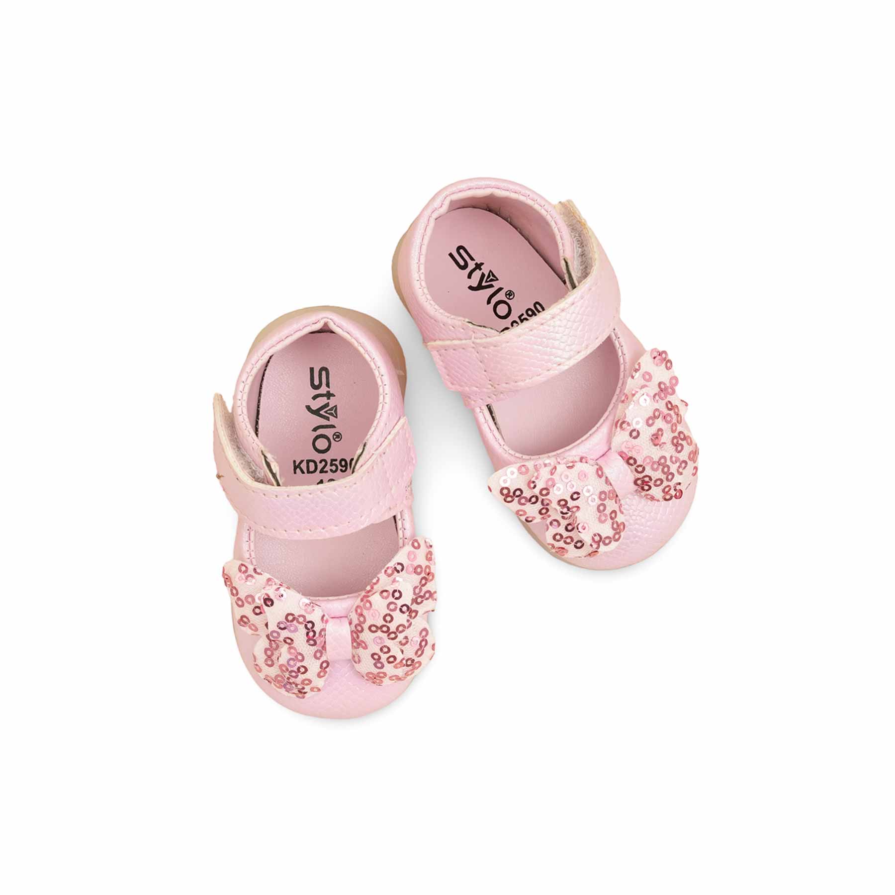 Babies Pink Casual Booties KD2590 - Image 5