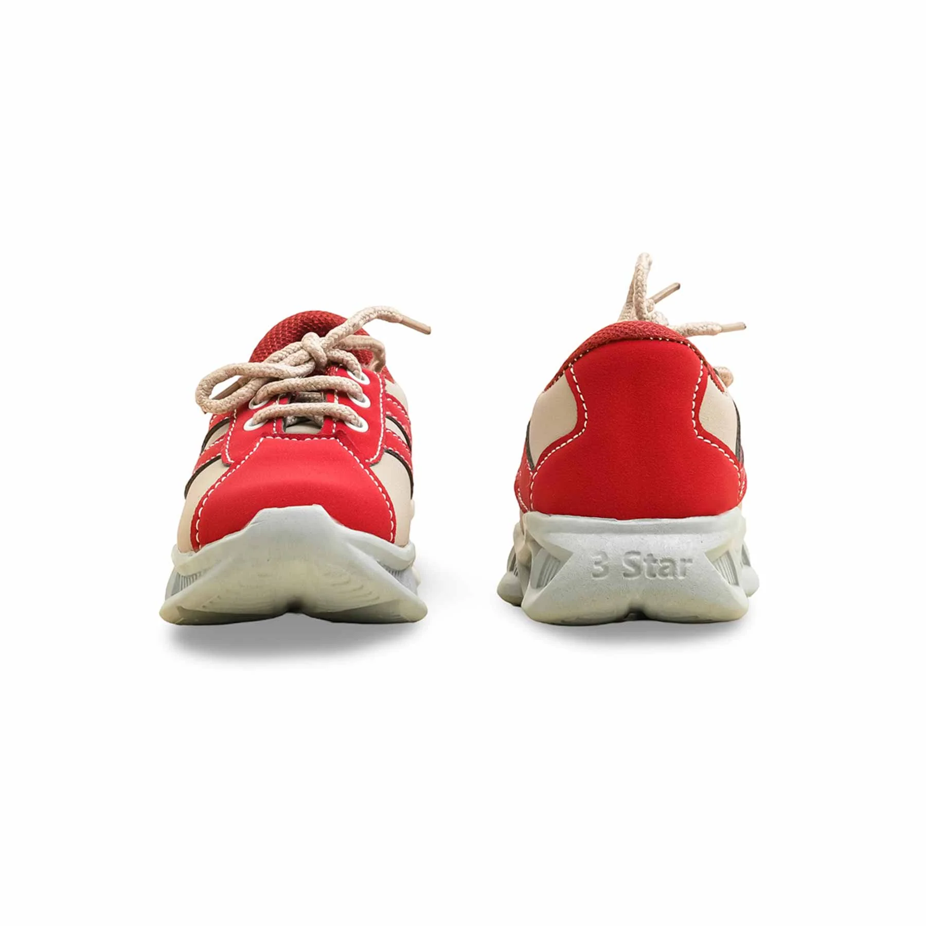 Babies Red Casual Booties KD1958 - Image 4