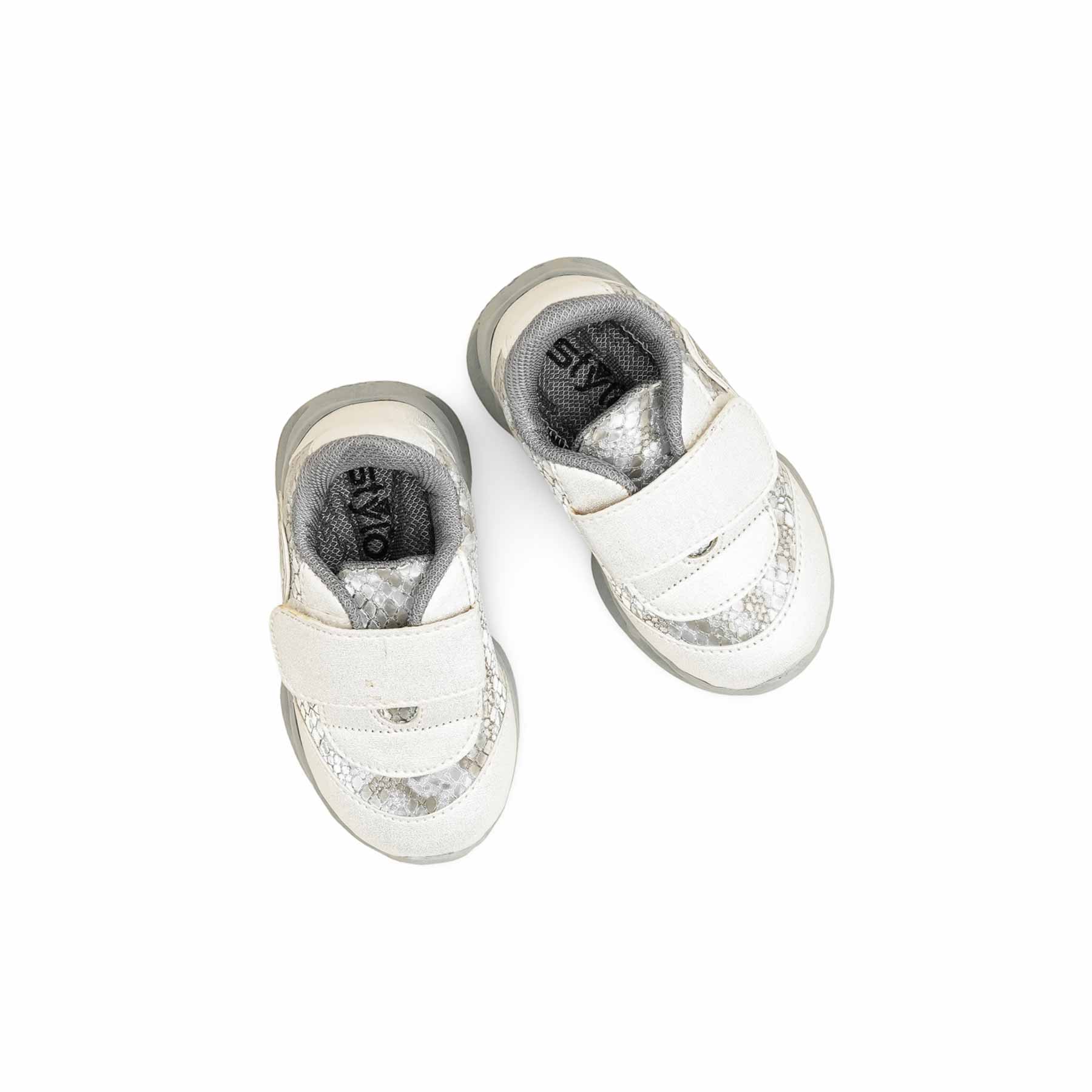 Babies Silver Casual Booties KD1955 - Image 5