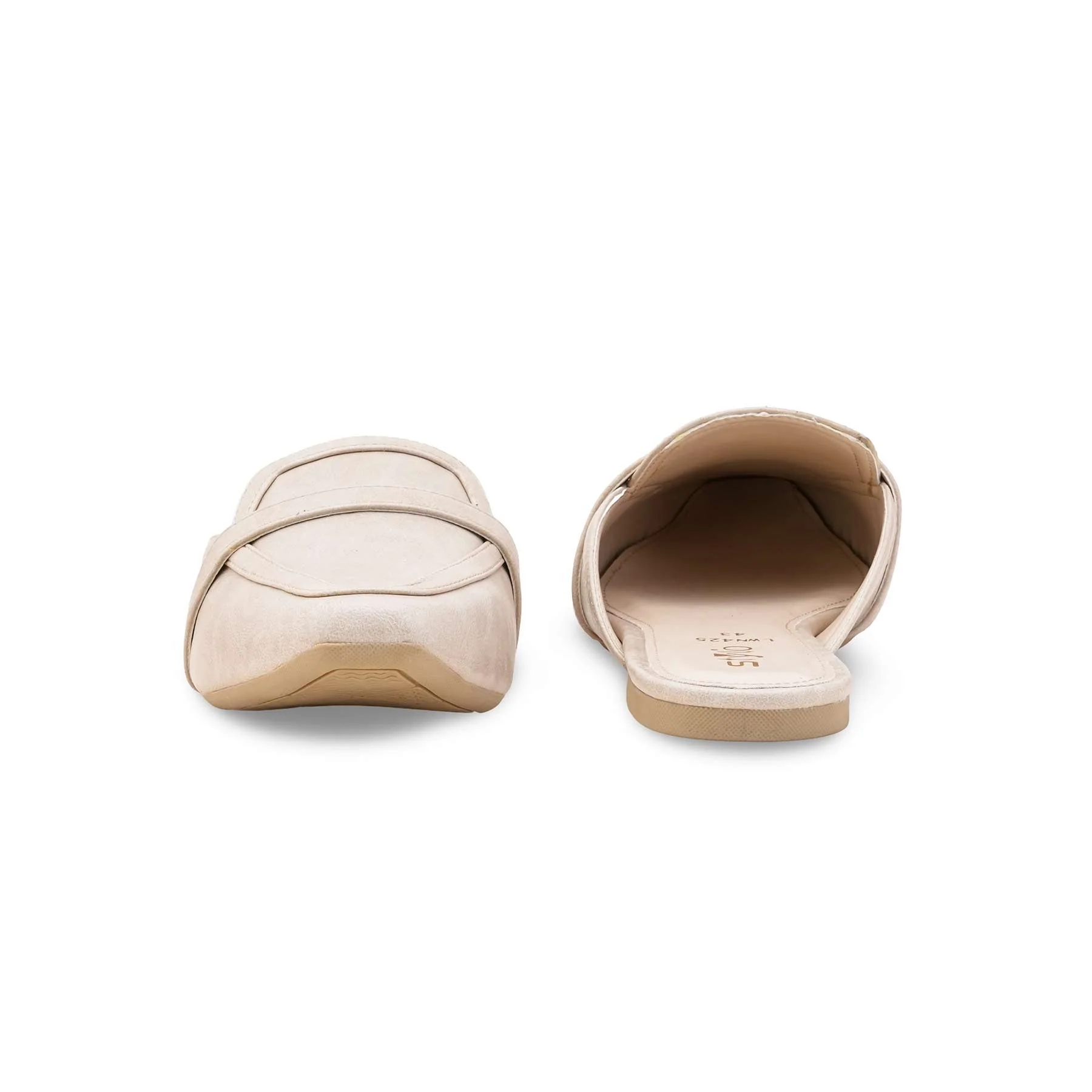 Beige Back Open For Women LWN425 - Image 4