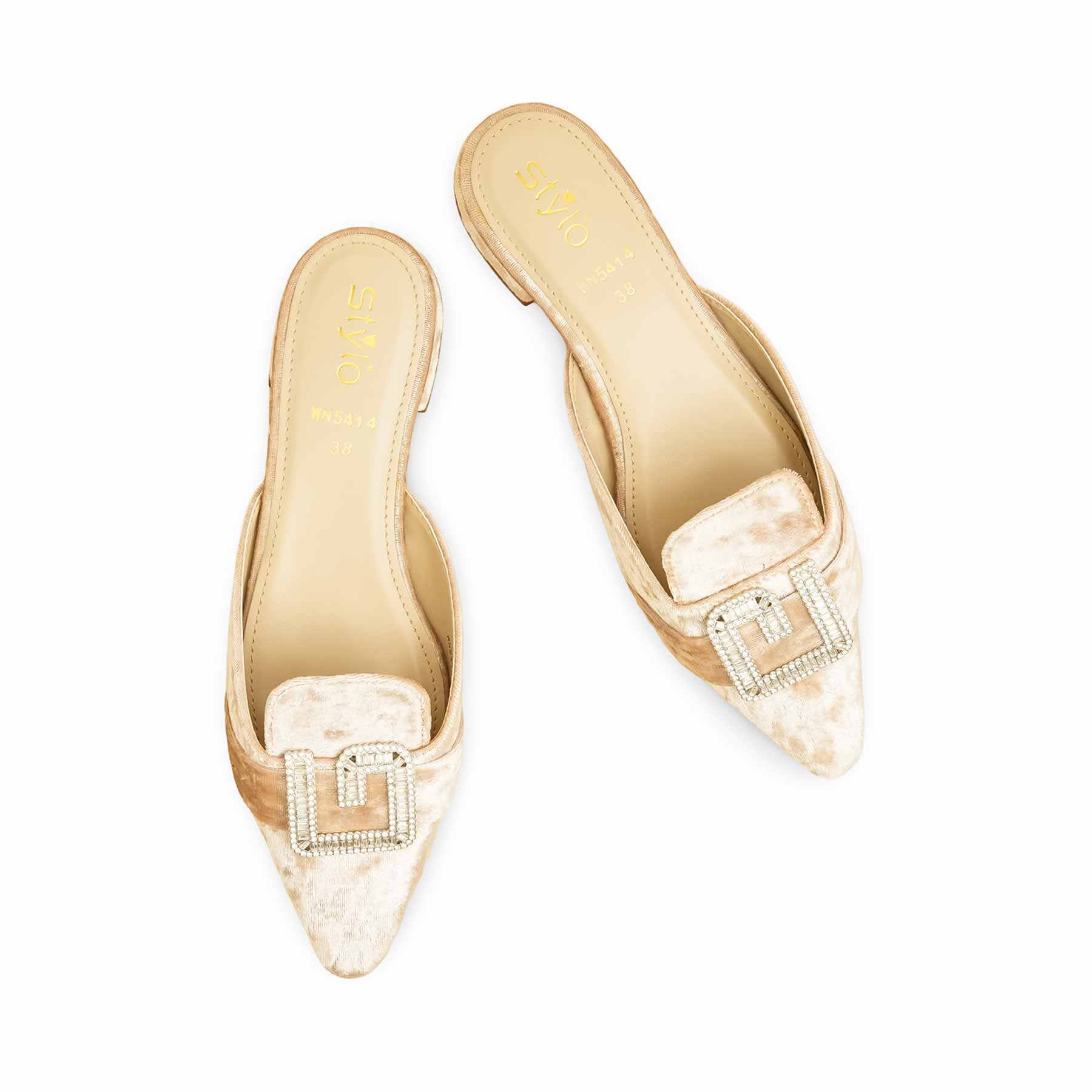 Beige Back Open WN5414 - Image 5