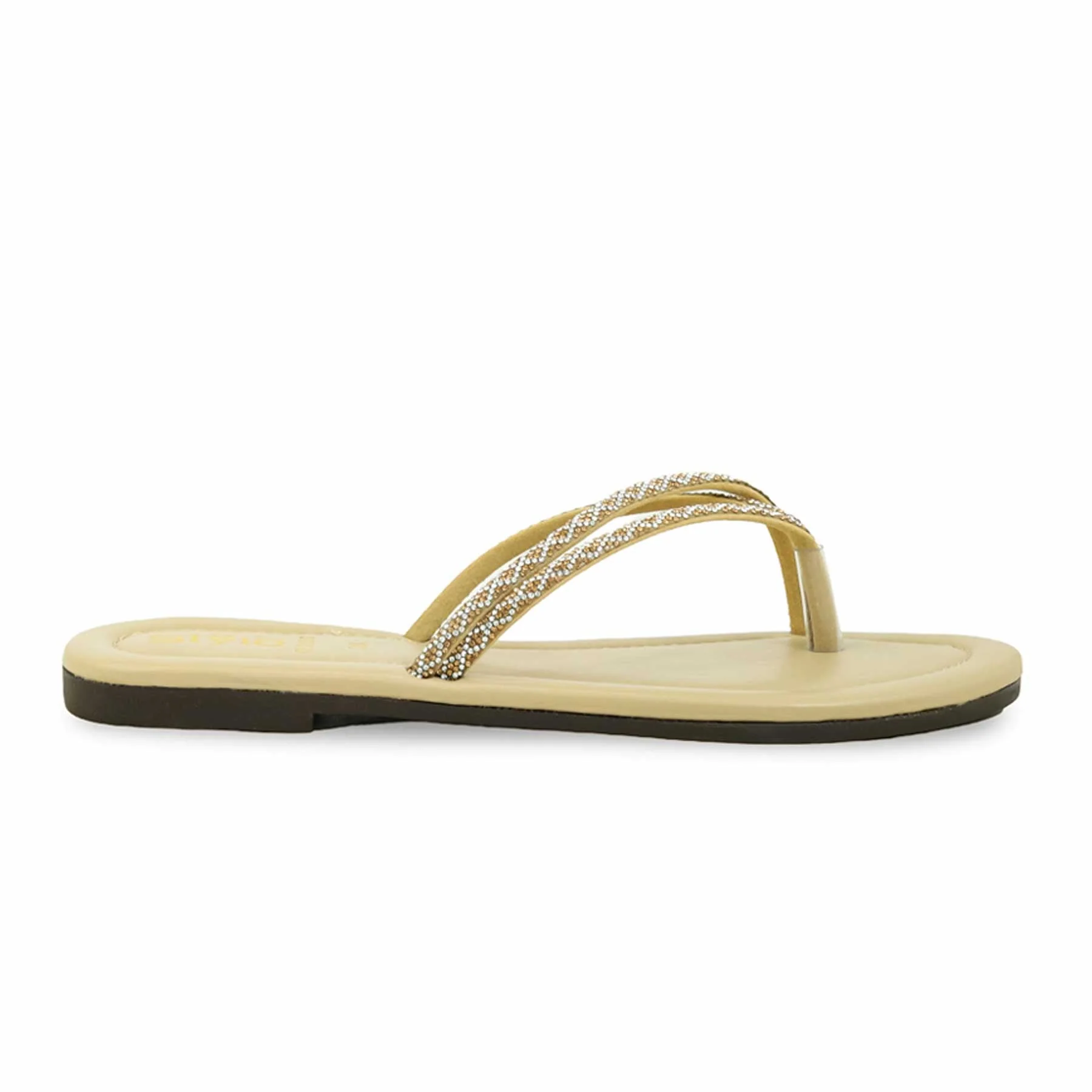 Beige Casual Chappal CL2033 - Image 2
