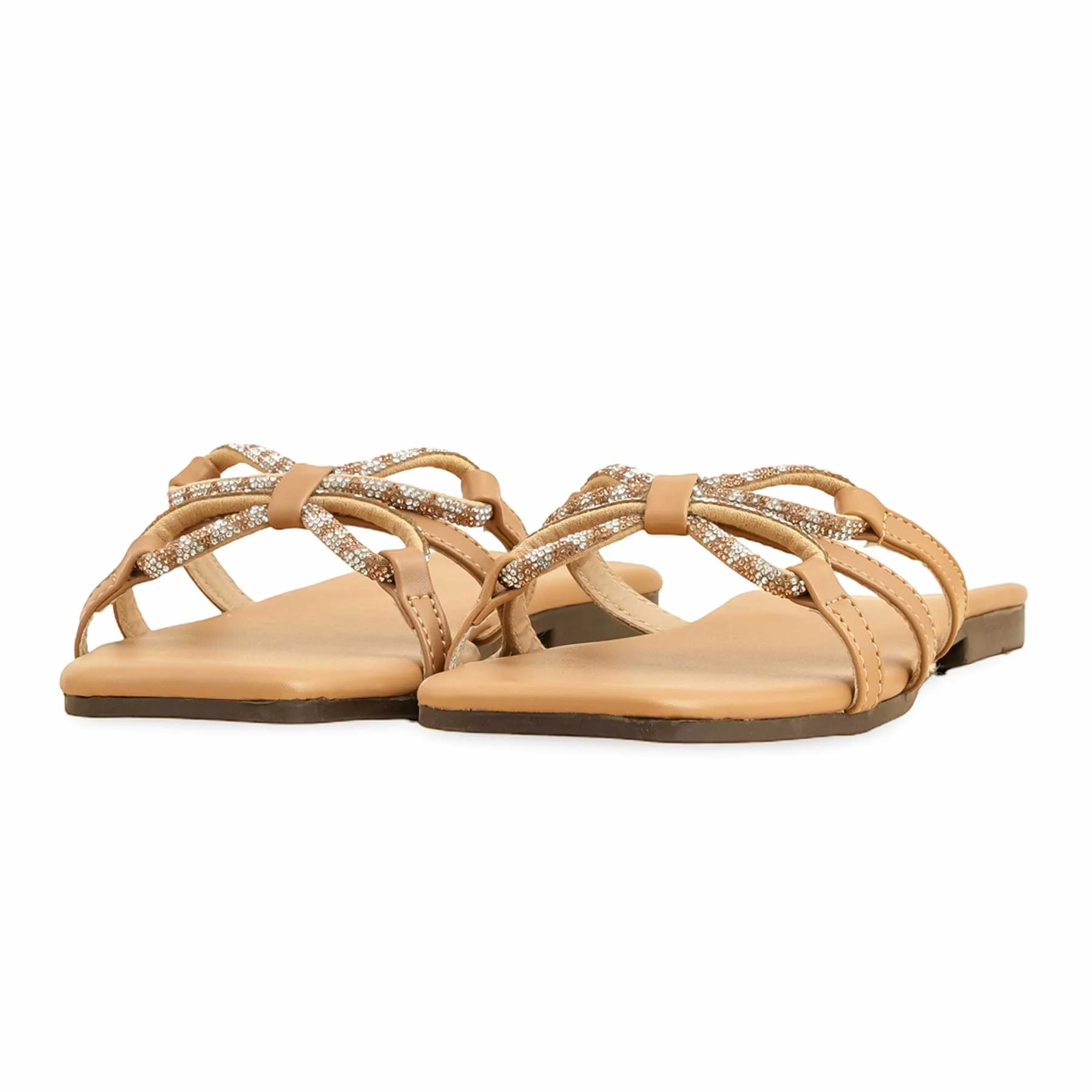Beige Casual Slipper CL2052 - Image 3