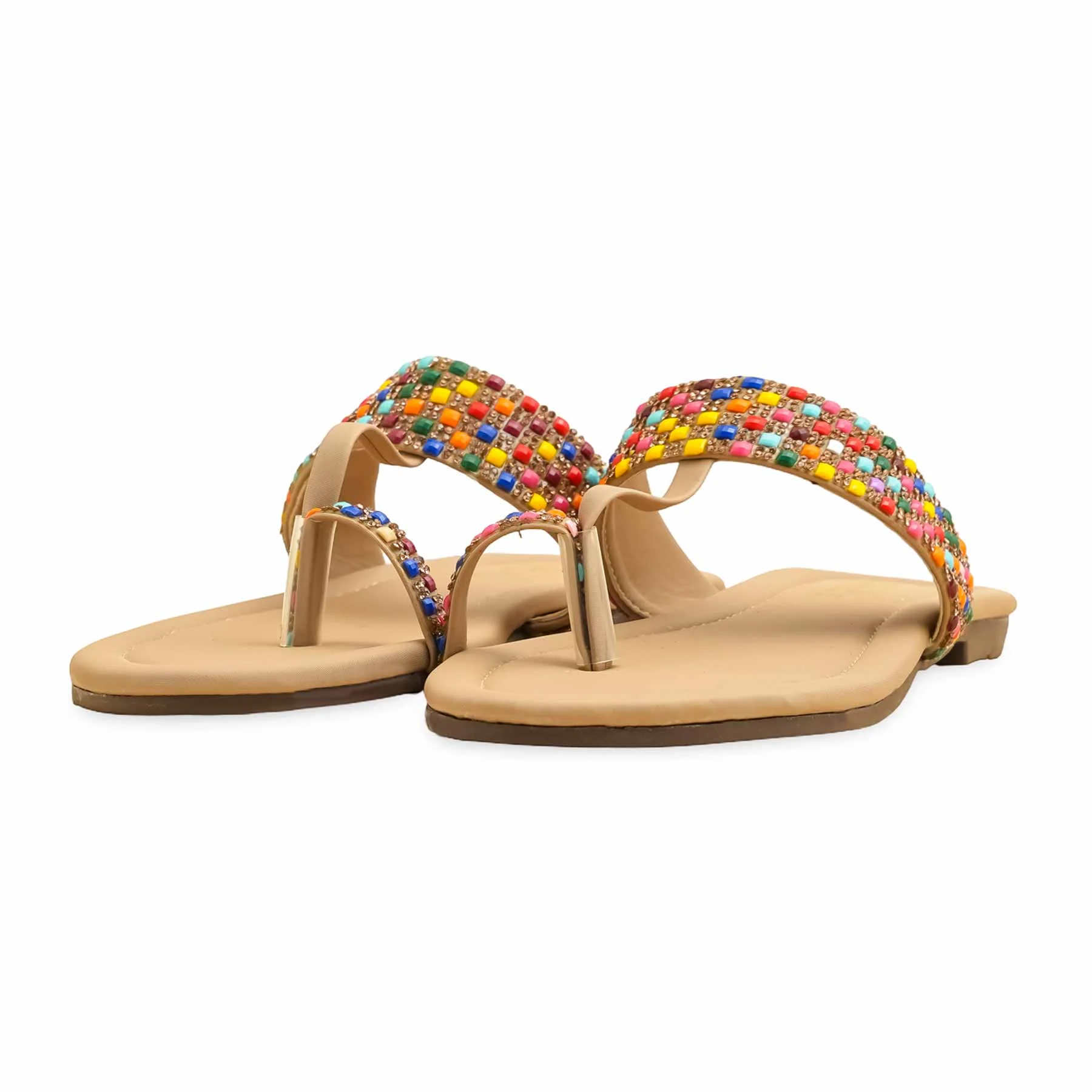 Beige Casual Chappal CL2105 - Image 3