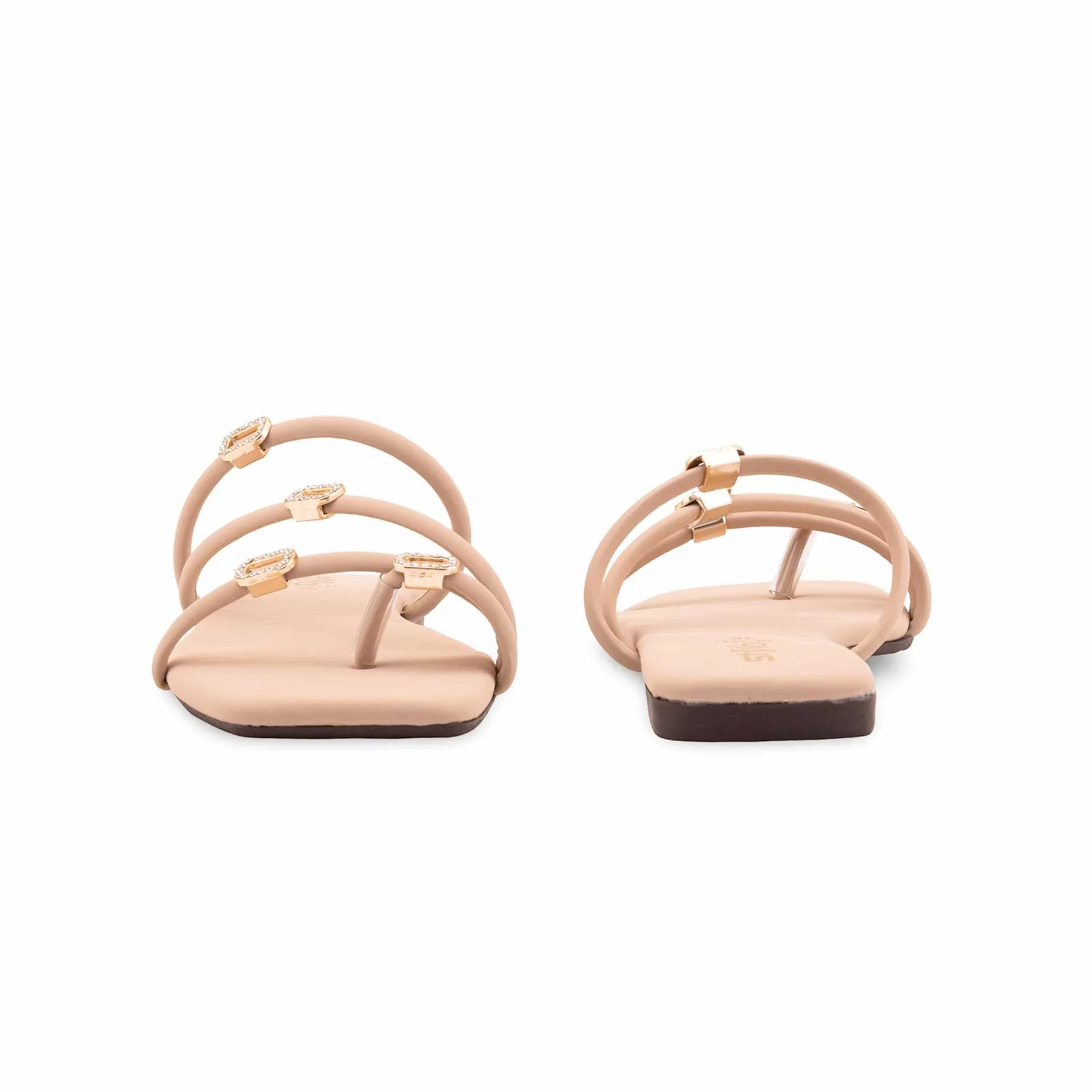 Beige Casual Chappal For Ladies CL2231 - Image 4