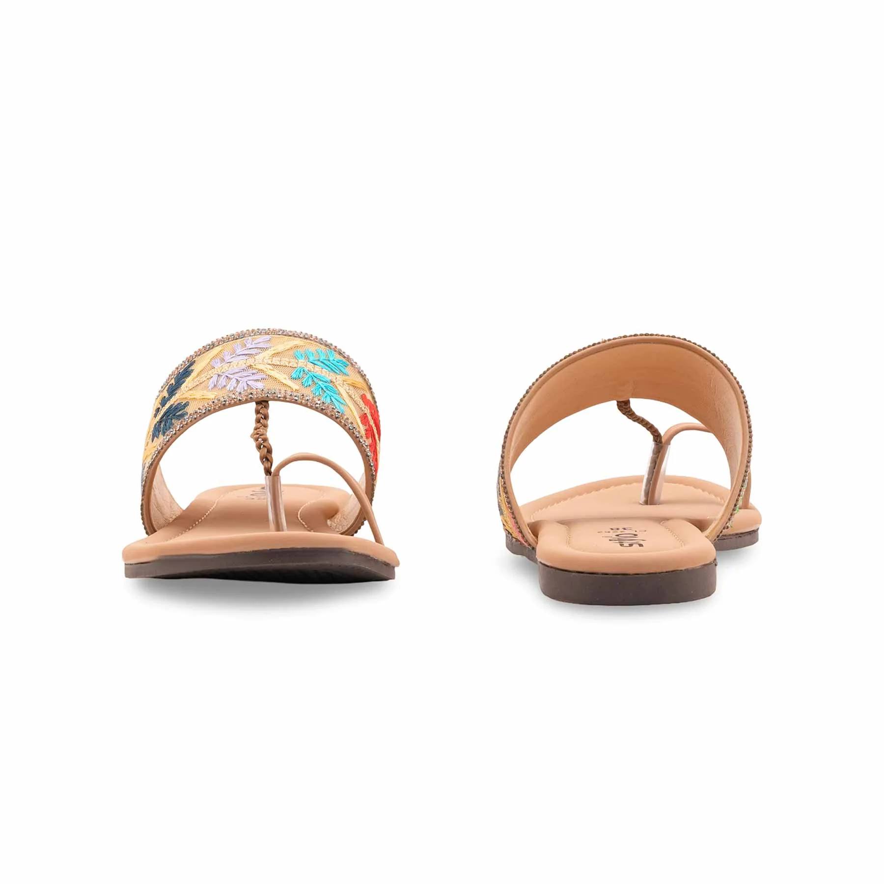 Beige Casual Chappal For Ladies CL2262 - Image 4