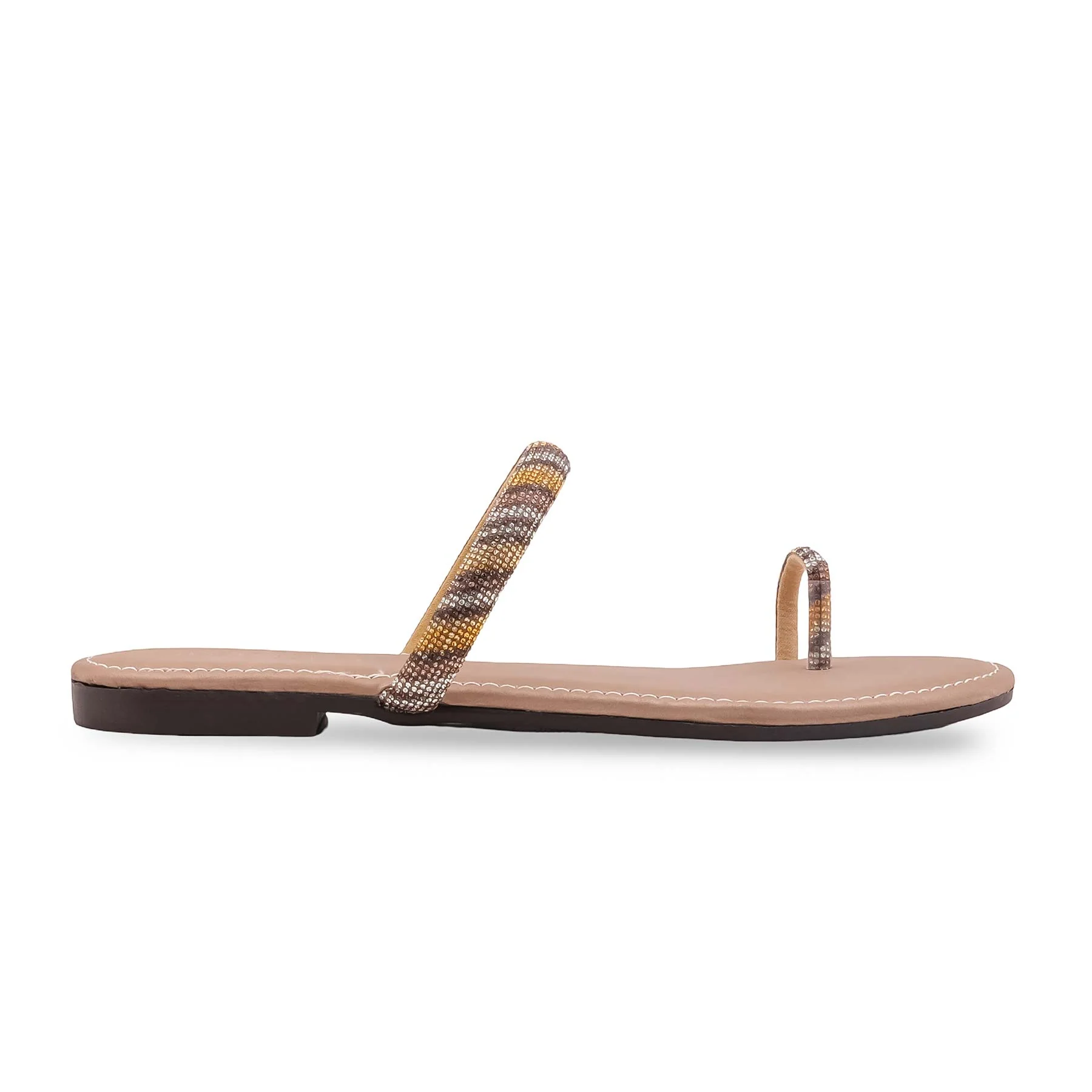 Beige Casual Chappal For Women CL2205 - Image 2