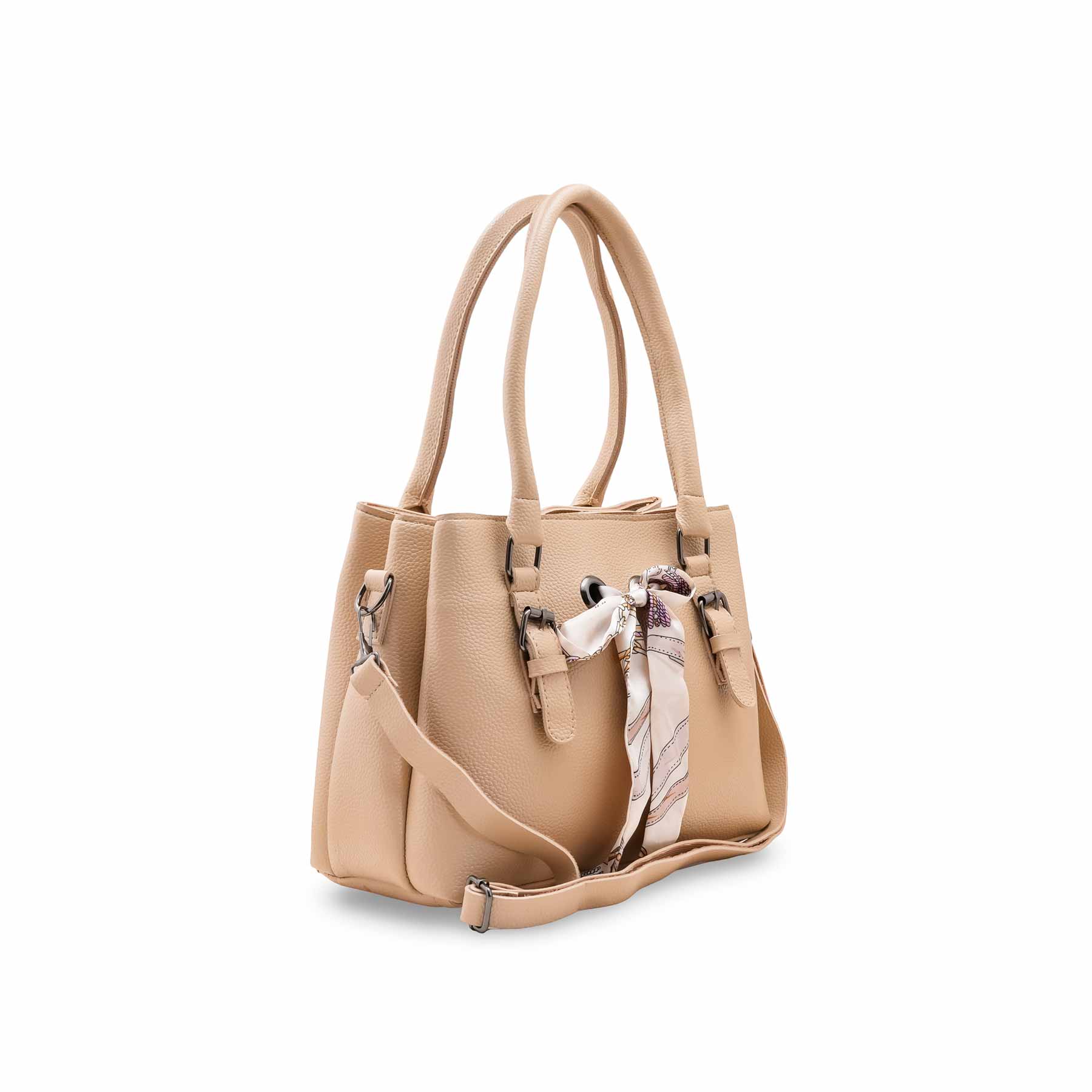Beige Casual Hand Bag For Women P56260 - Image 3