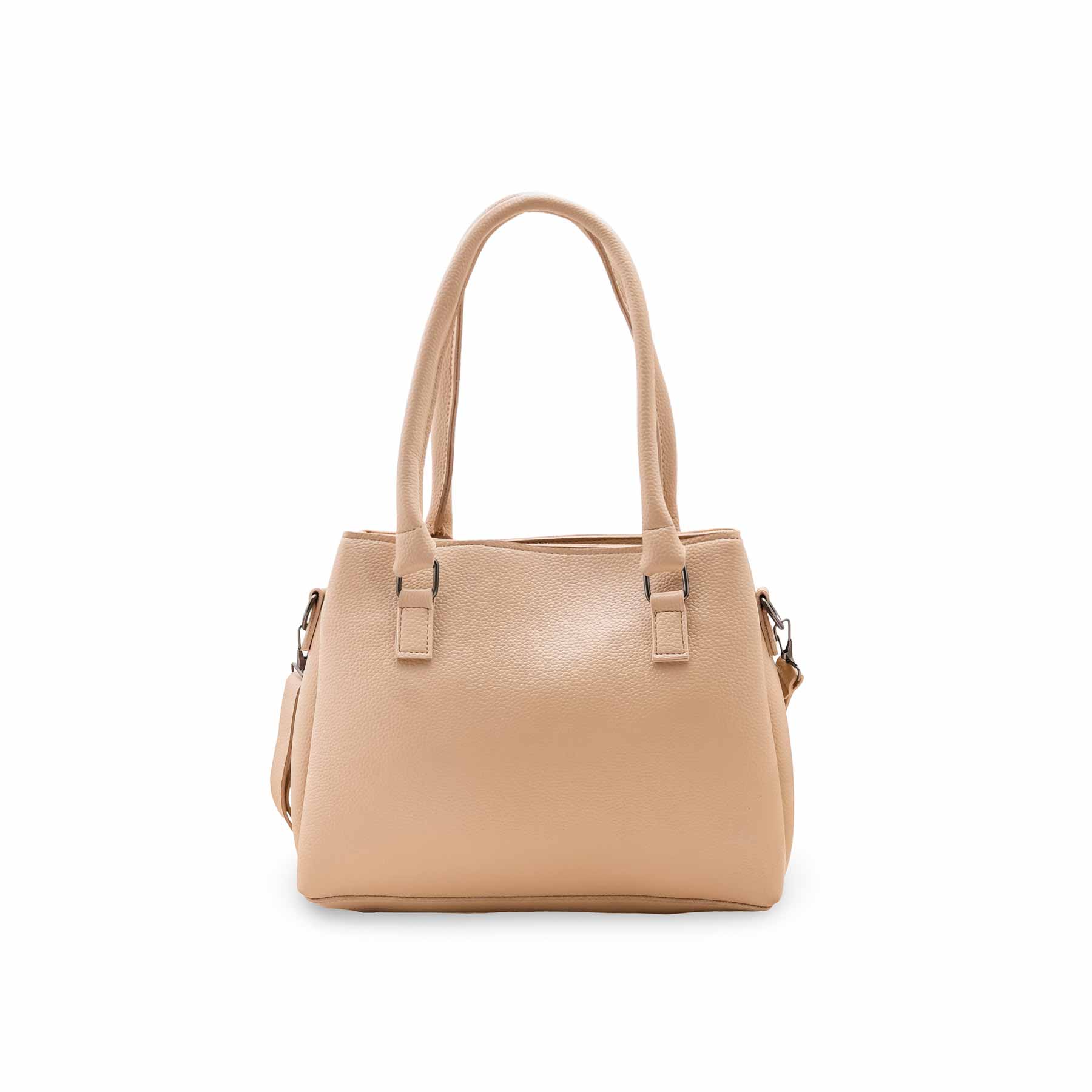 Beige Casual Hand Bag For Women P56260 - Image 4