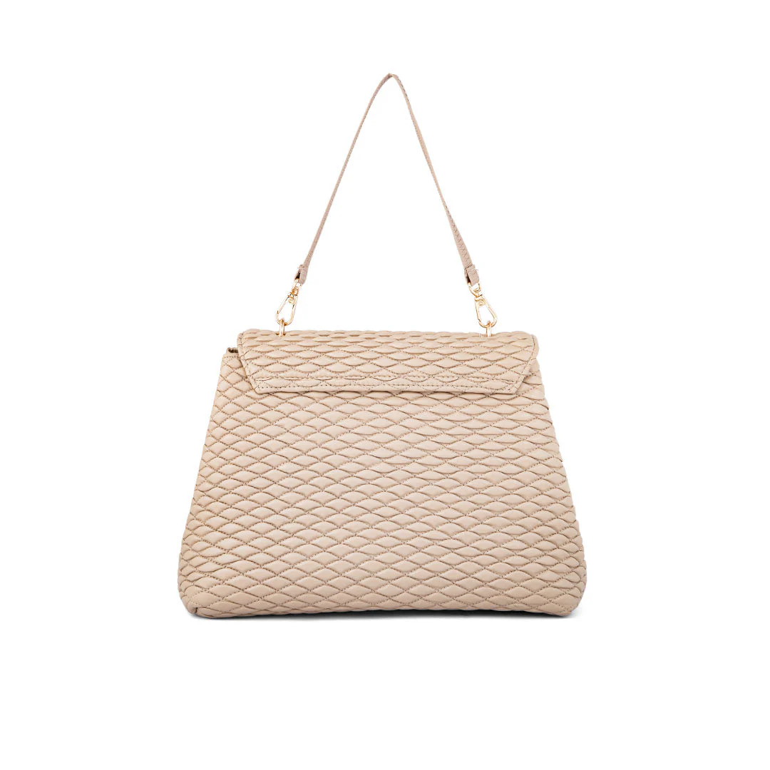 Beige Casual Hand Bag P55633 - Image 3