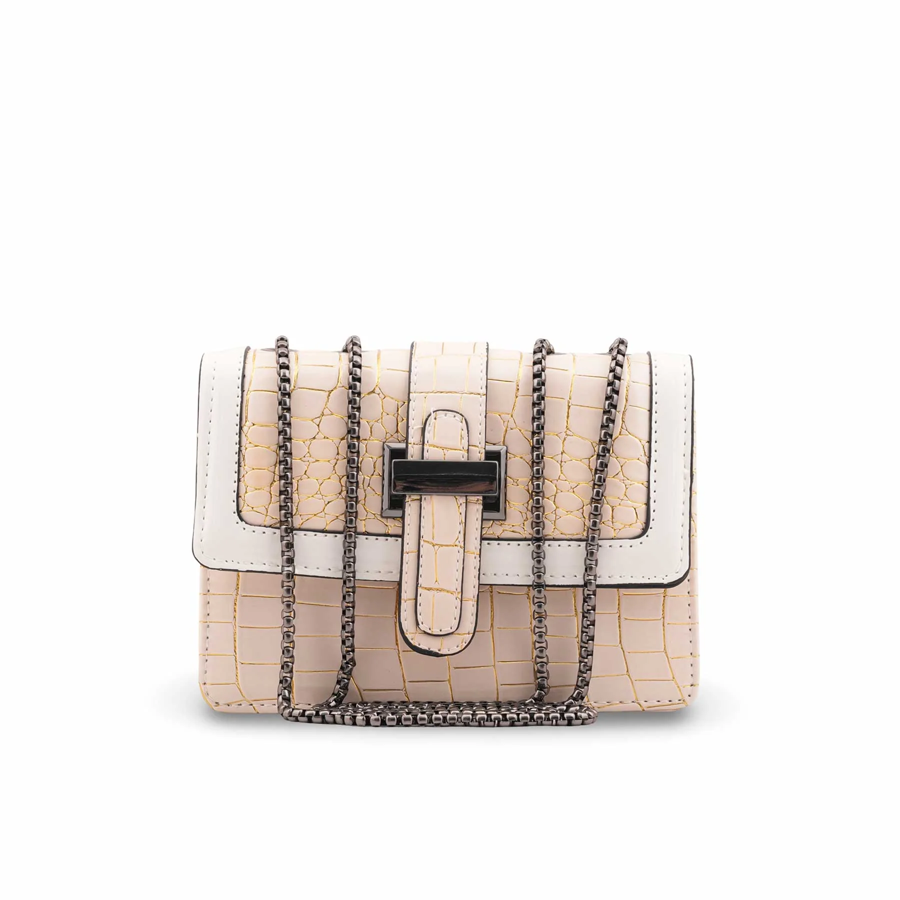 Beige Casual Pouch For Ladies P97666 - Image 2