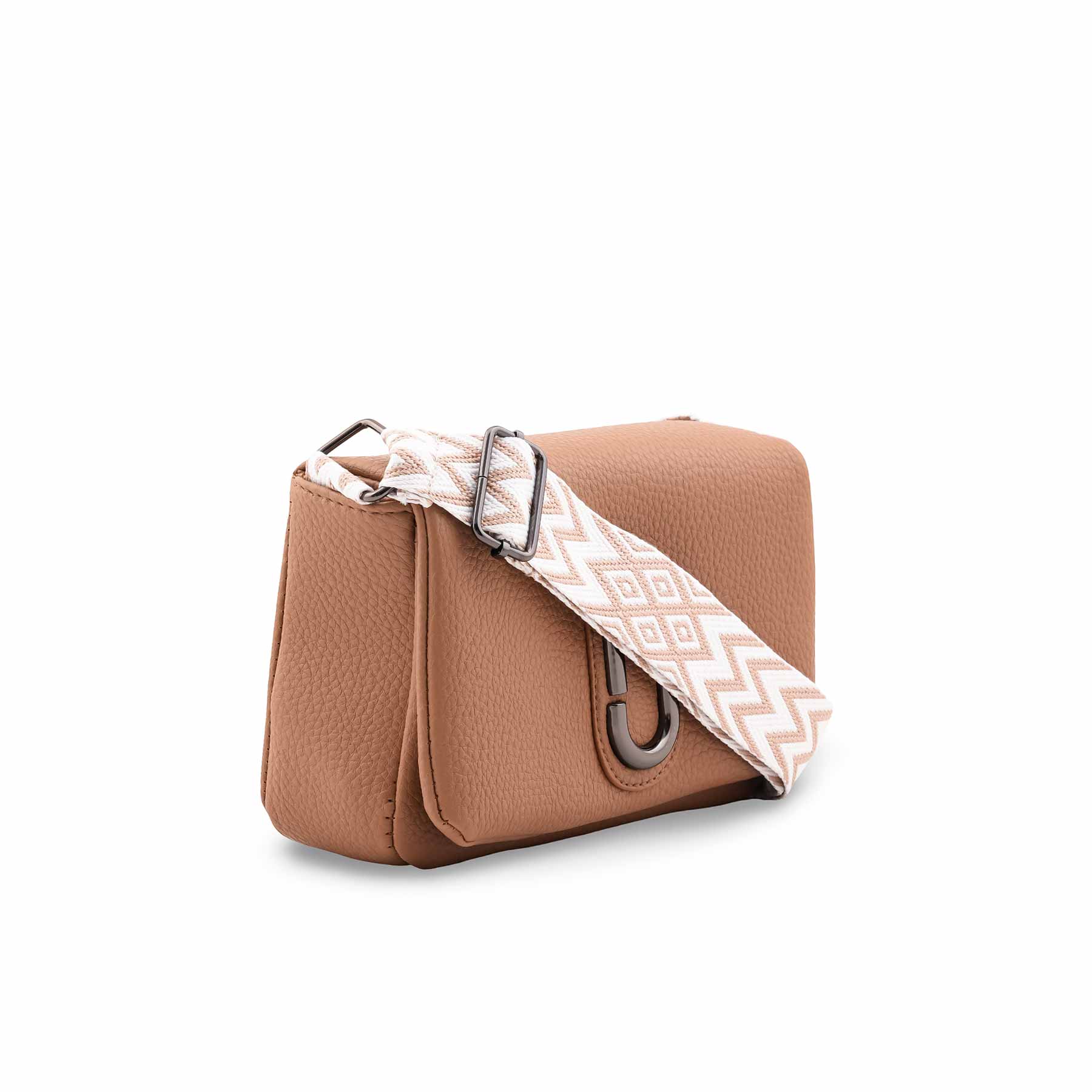 Beige Casual Pouch For Ladies P97672 - Image 3