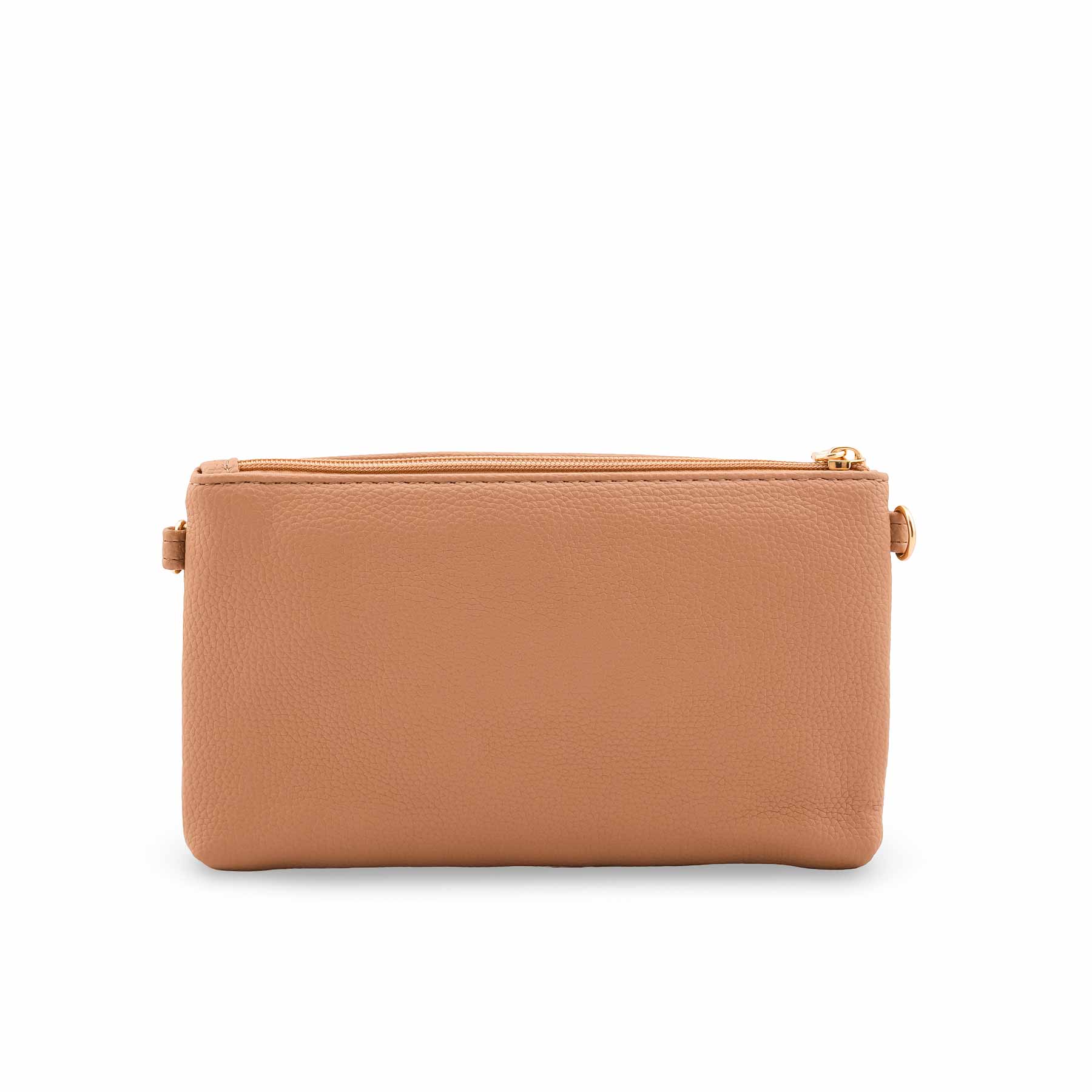 Beige Casual Pouch For Ladies P97689 - Image 4