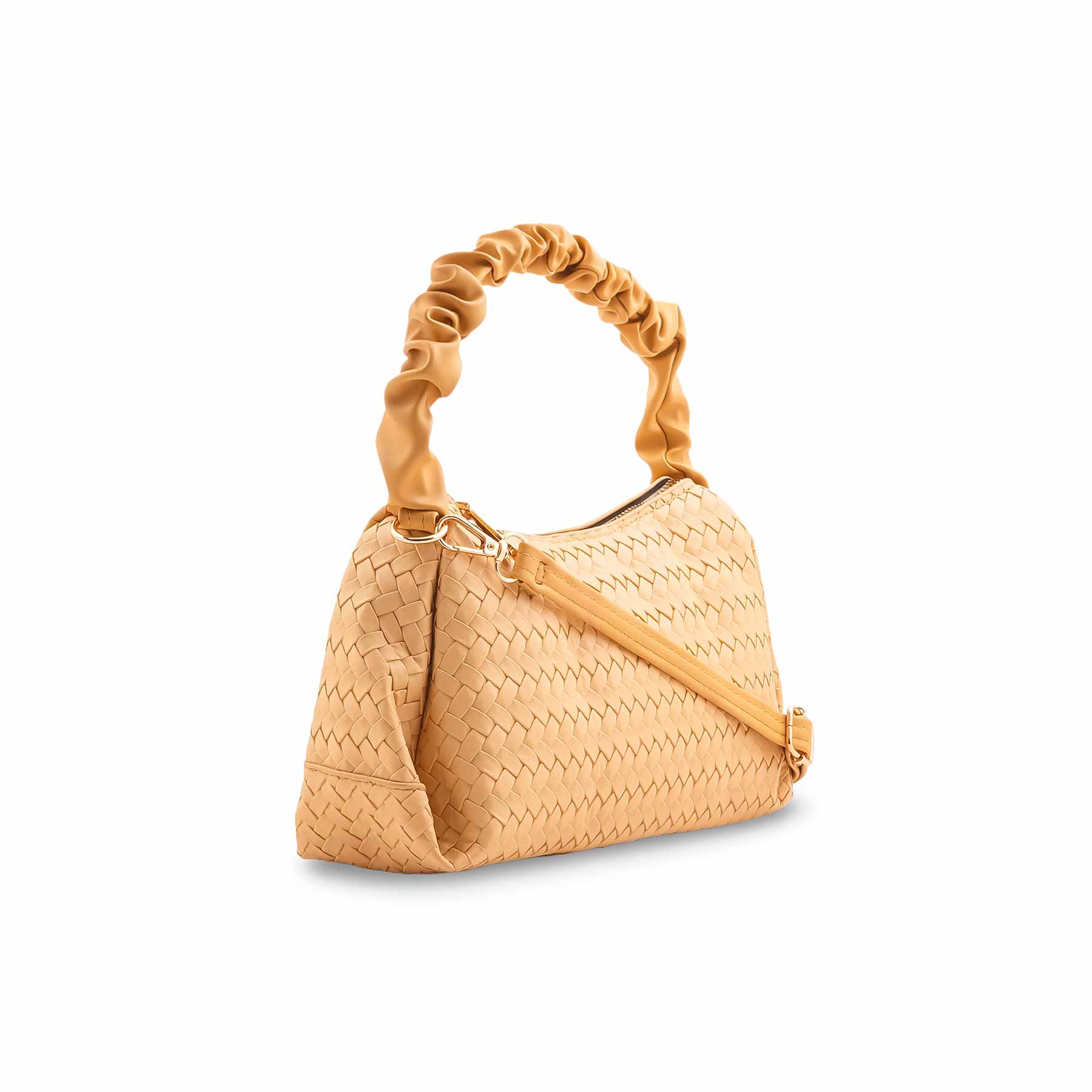 Beige Casual Pouch For Women P97664 - Image 3