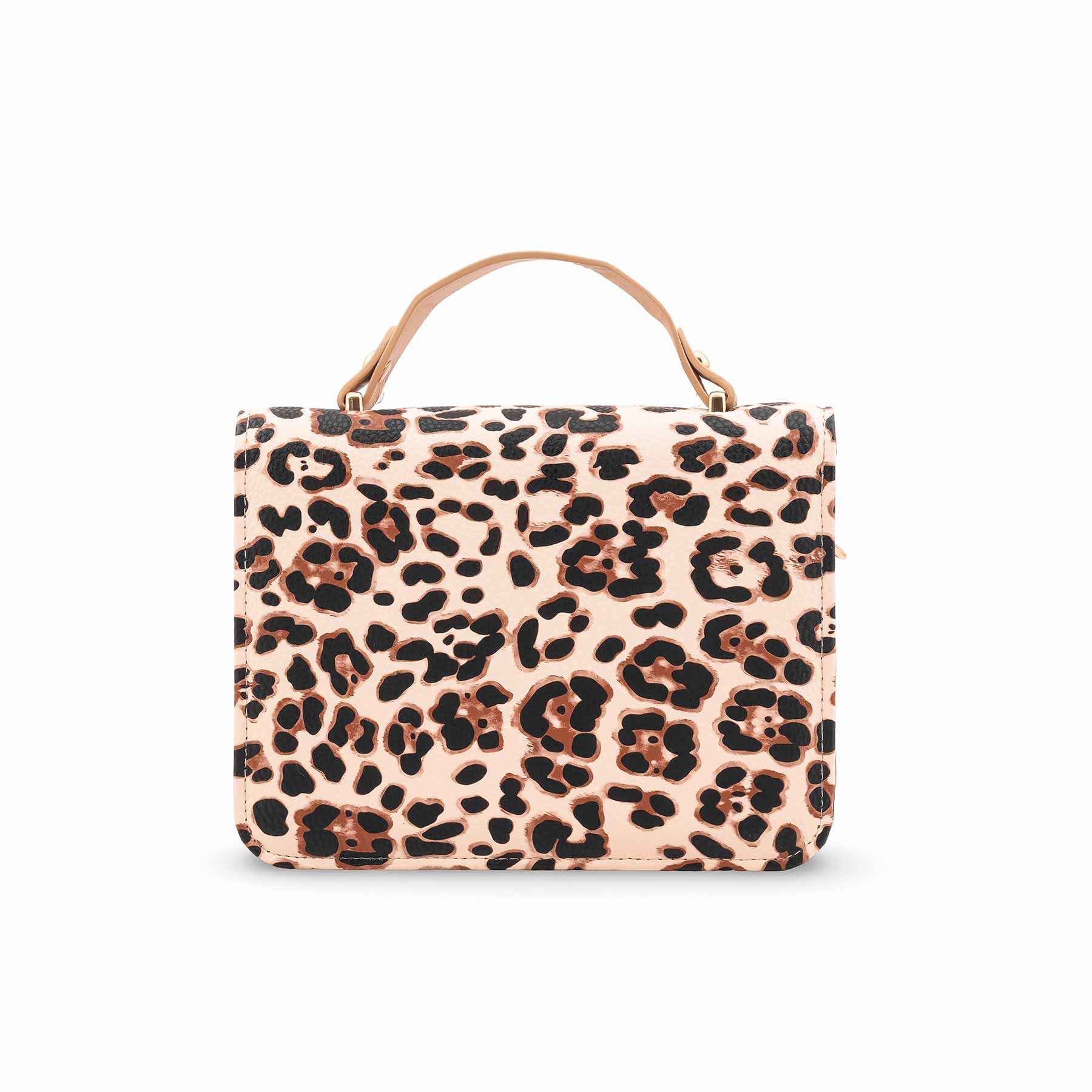 Beige Casual Pouch For Women P97665 - Image 4