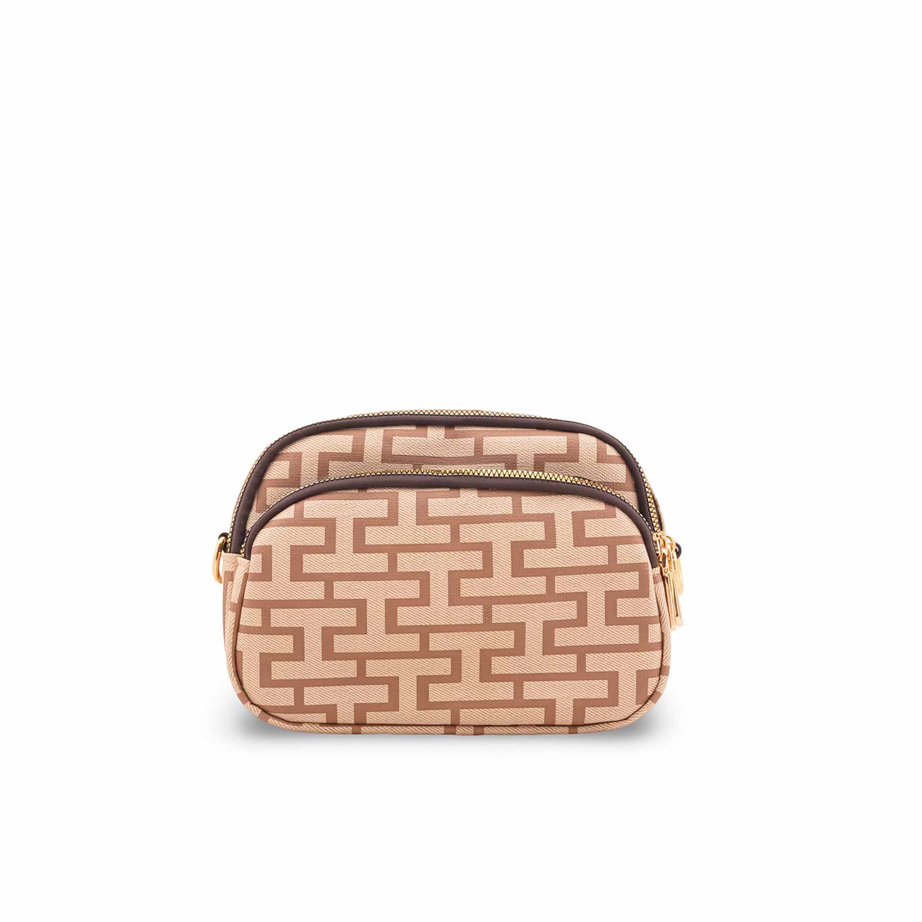 Beige Casual Pouch For Women P97697 - Image 2