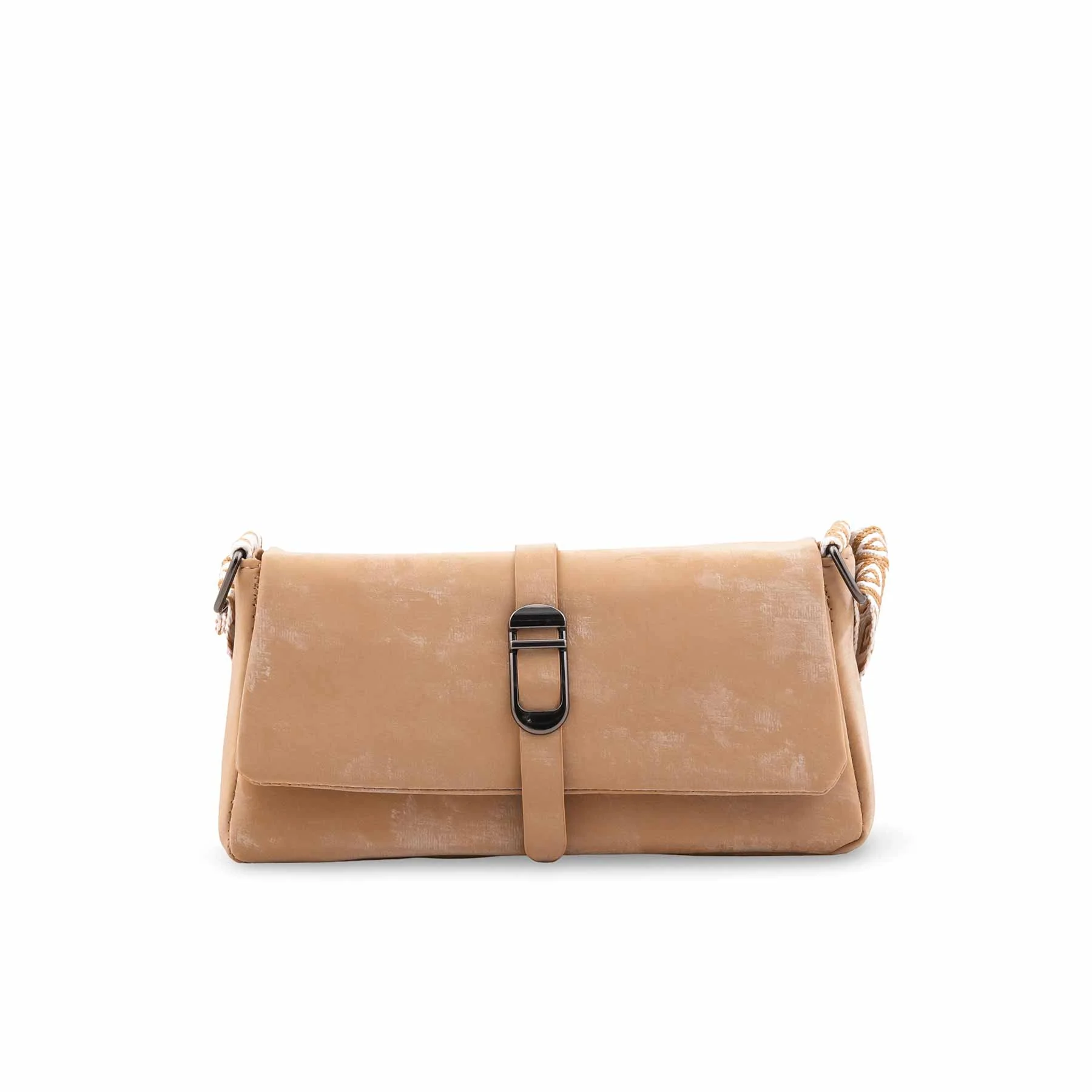 Beige Casual Pouch For Women P97704 - Image 2