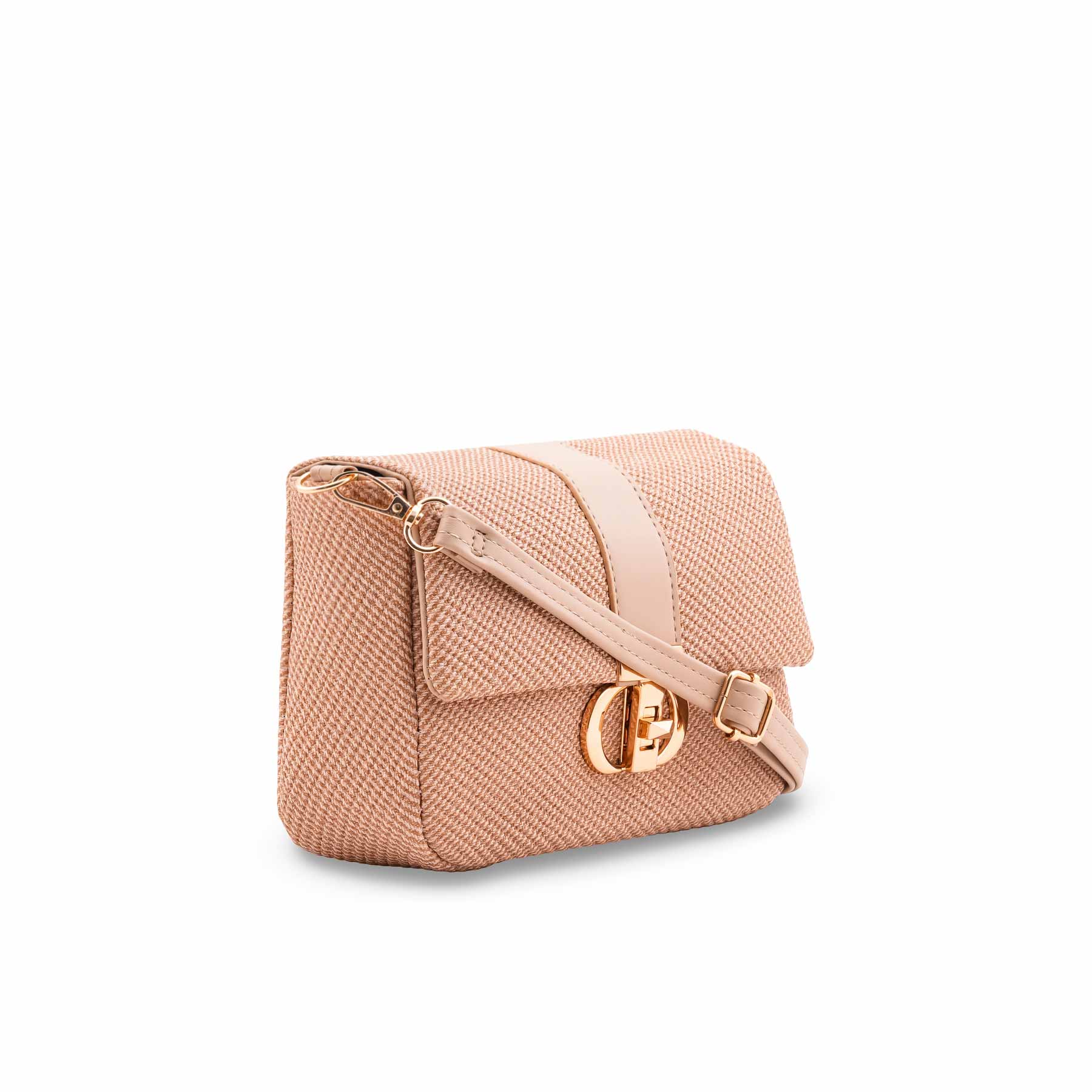 Beige Casual Pouch For Women P97709 - Image 3