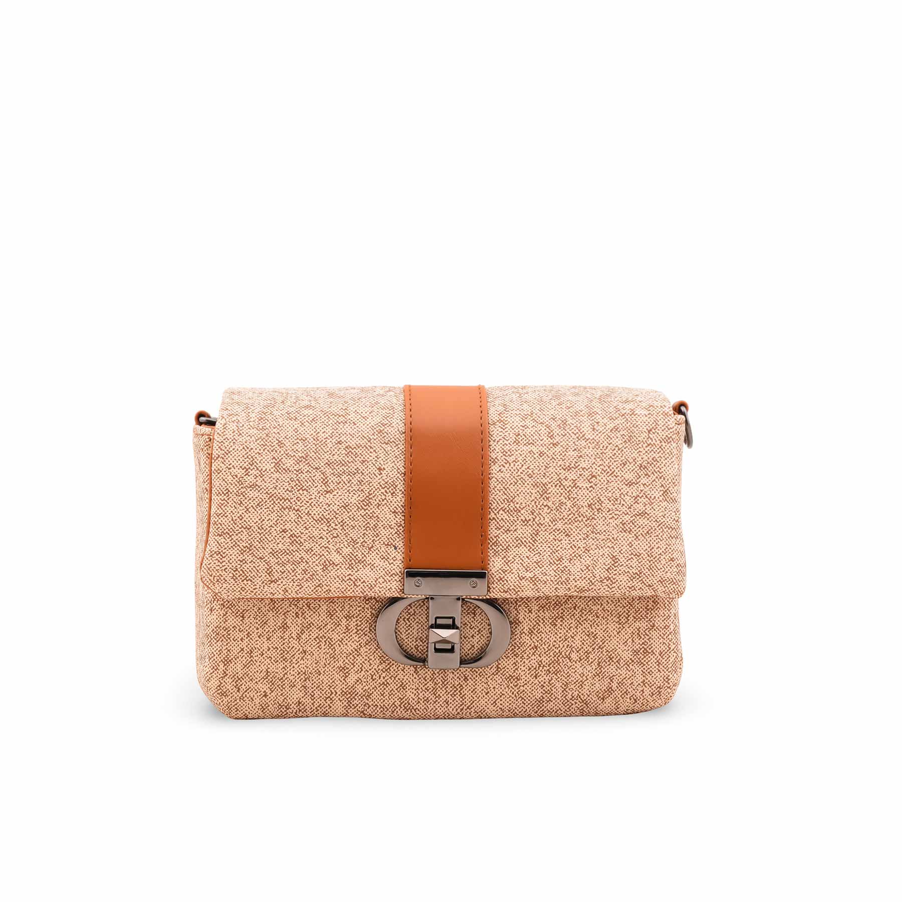 Beige Casual Pouch For Women P97712 - Image 2