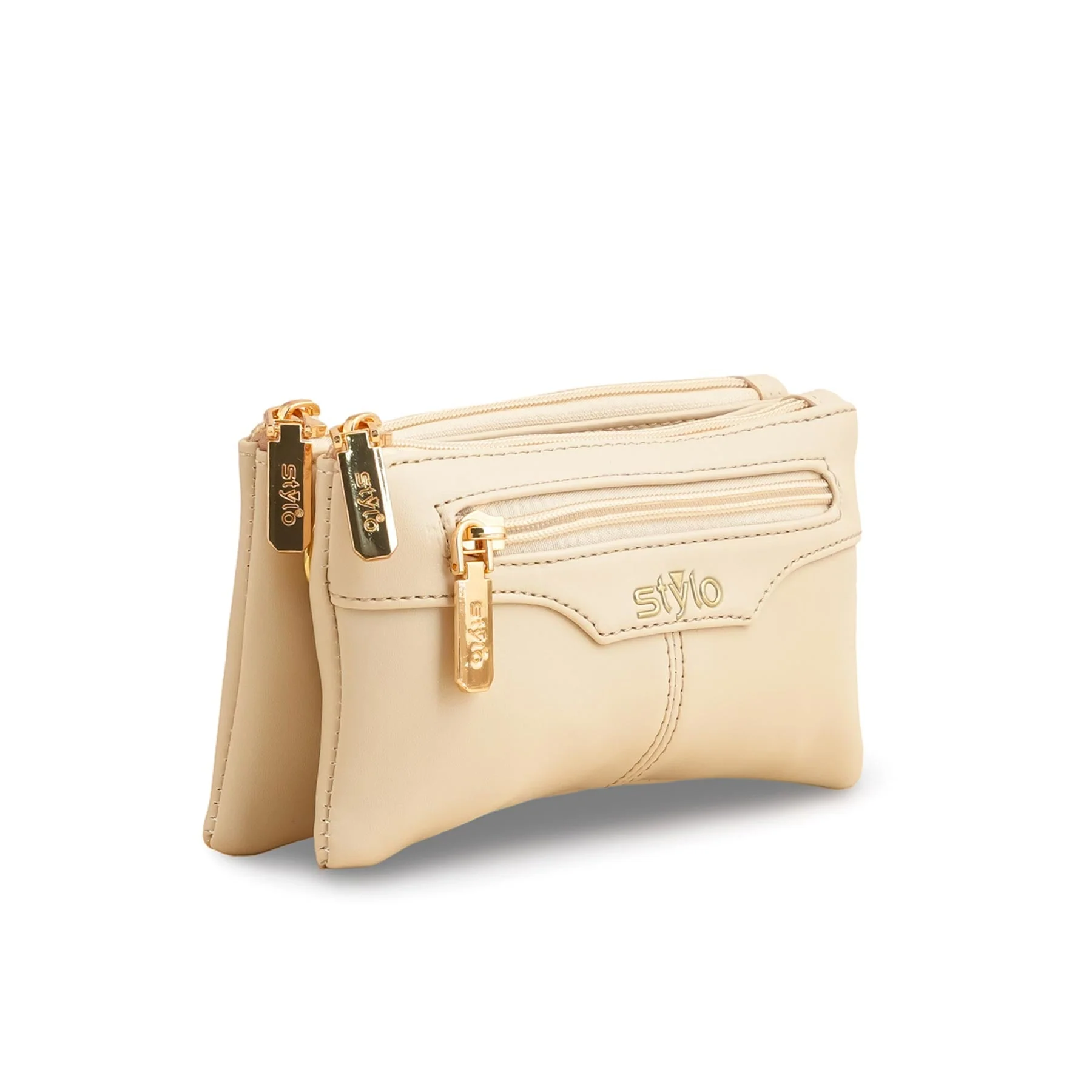 Beige Casual Pouch P97648 - Image 3