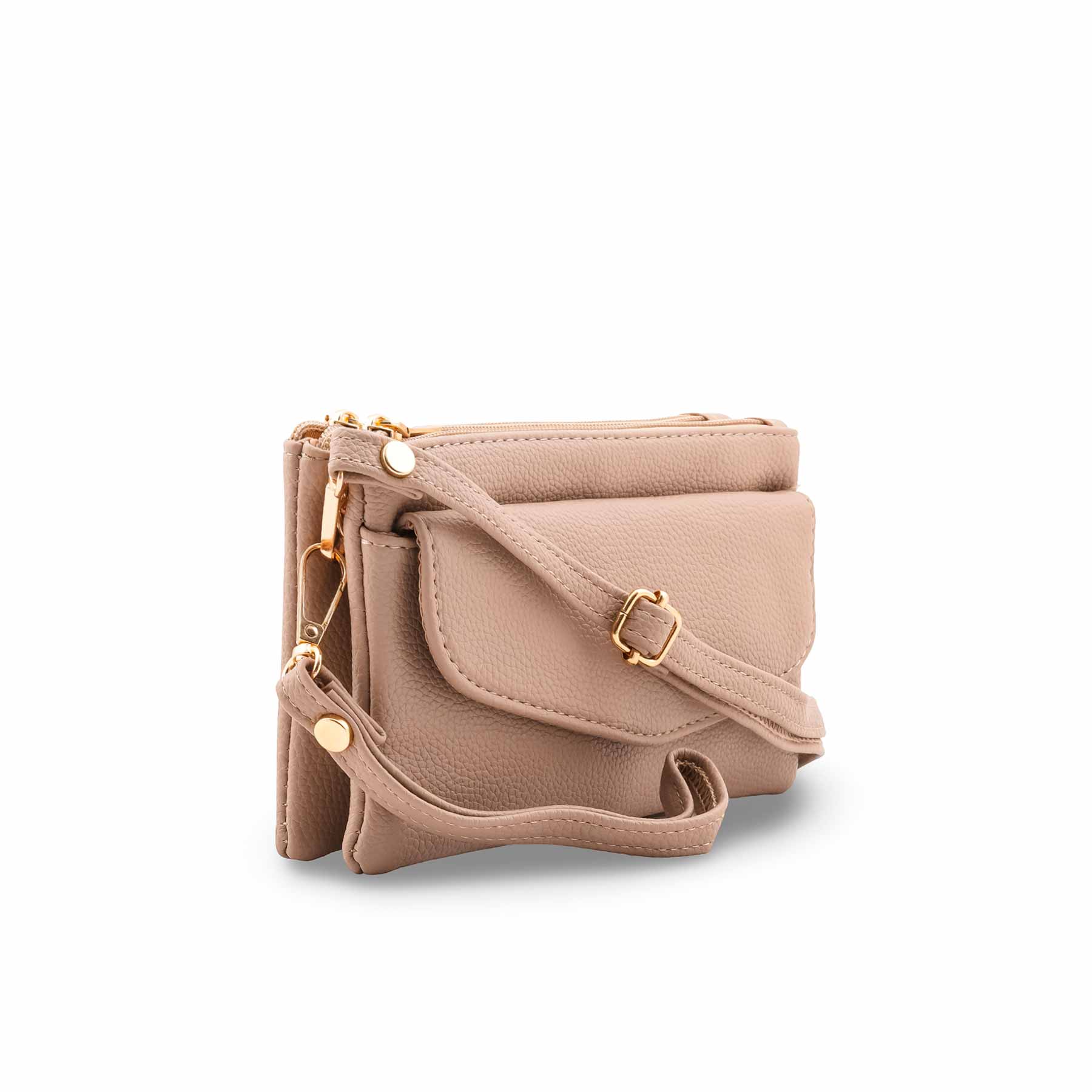 Beige Casual Pouch P97693 - Image 3