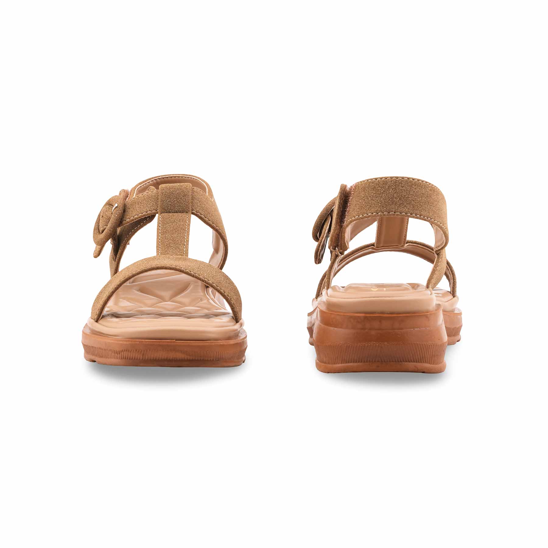 Beige Casual Sandal For Women CL5578 - Image 4