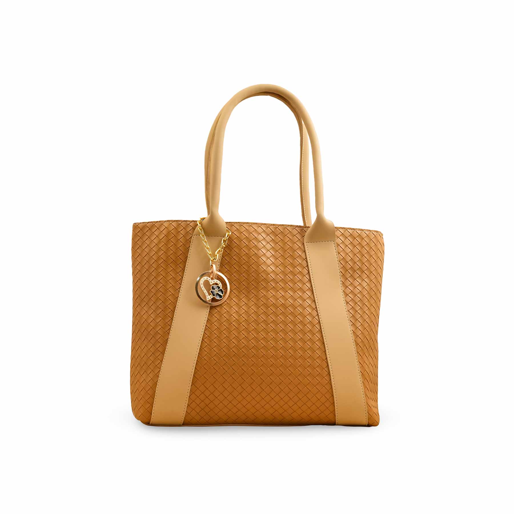 Beige Casual Shoulder Bag For Ladies P56322 - Image 2