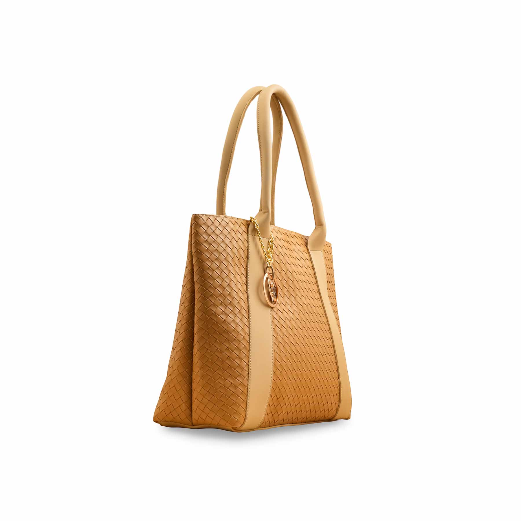 Beige Casual Shoulder Bag For Ladies P56322 - Image 3