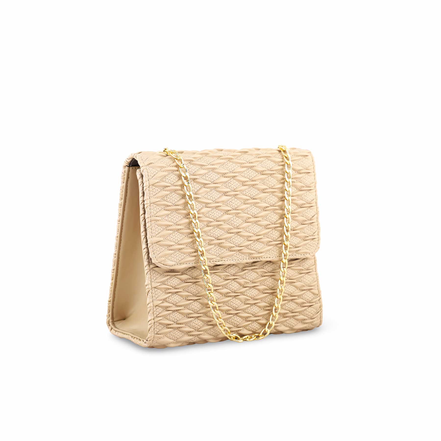 Beige Casual Shoulder Bag For Women P55658 - Image 2