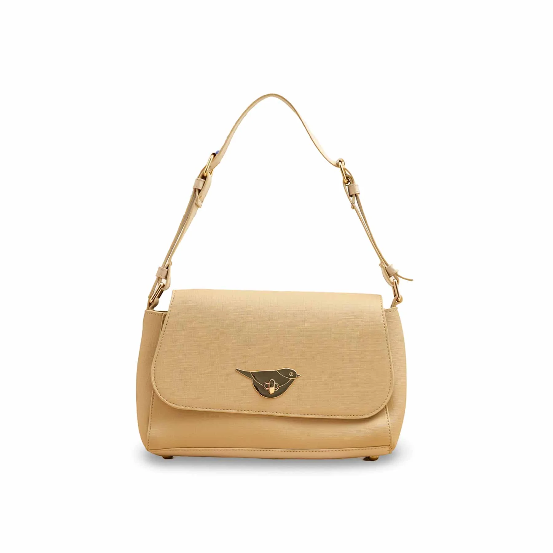 Beige Casual Shoulder Bag For Women P55817 - Image 2