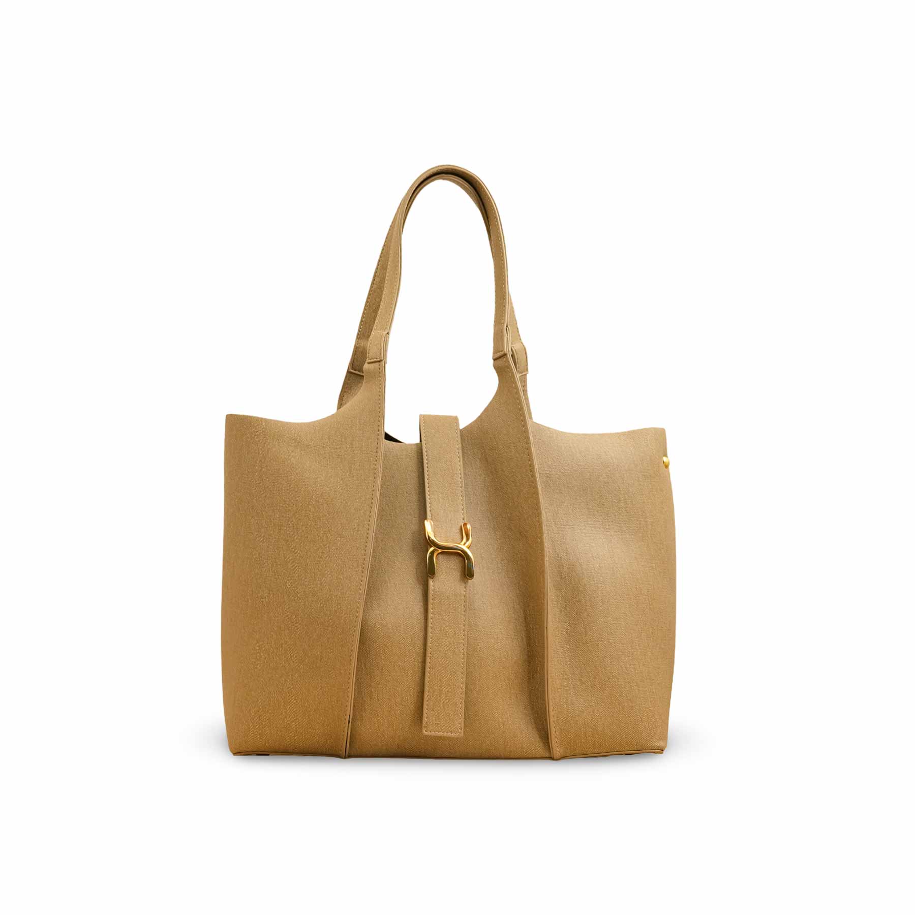 Beige Casual Shoulder Bag For Women P55820 - Image 2