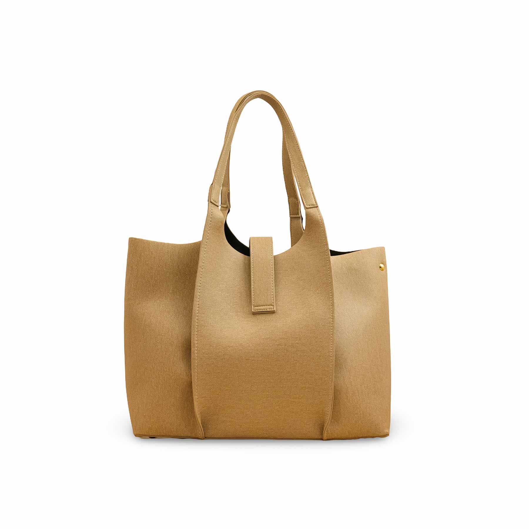 Beige Casual Shoulder Bag For Women P55820 - Image 4
