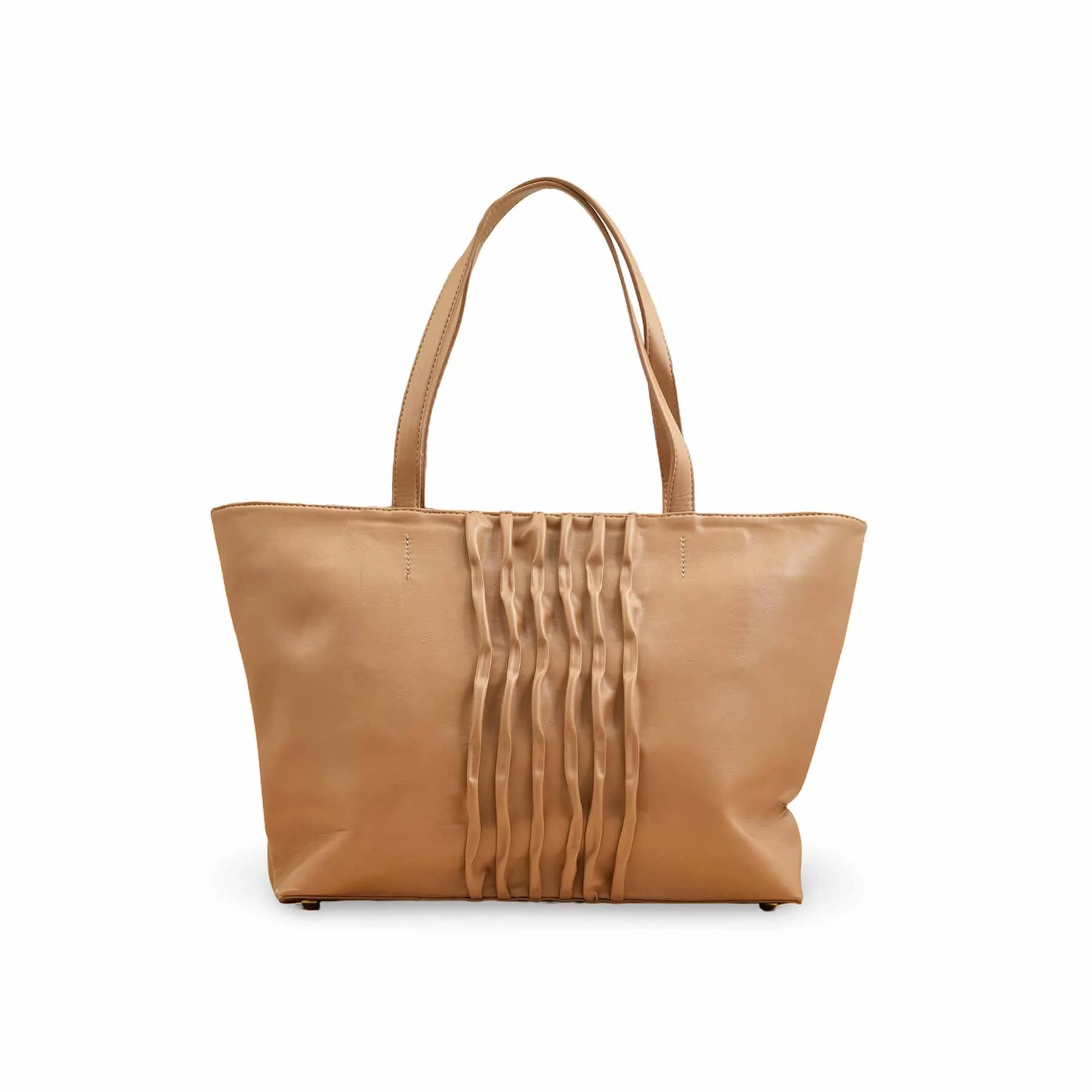 Beige Casual Shoulder Bag For Women P55822 - Image 2