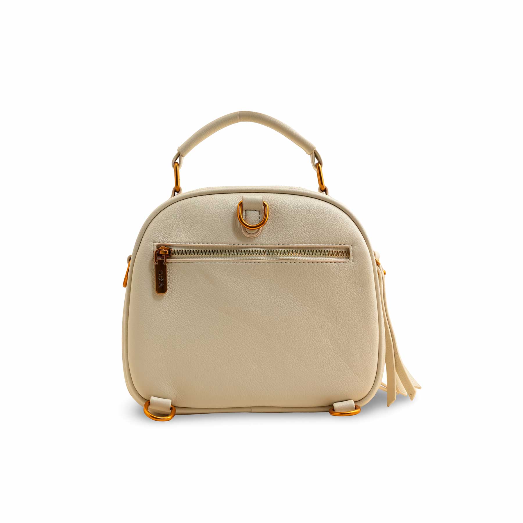 Beige Casual Shoulder Bag P36391 - Image 4