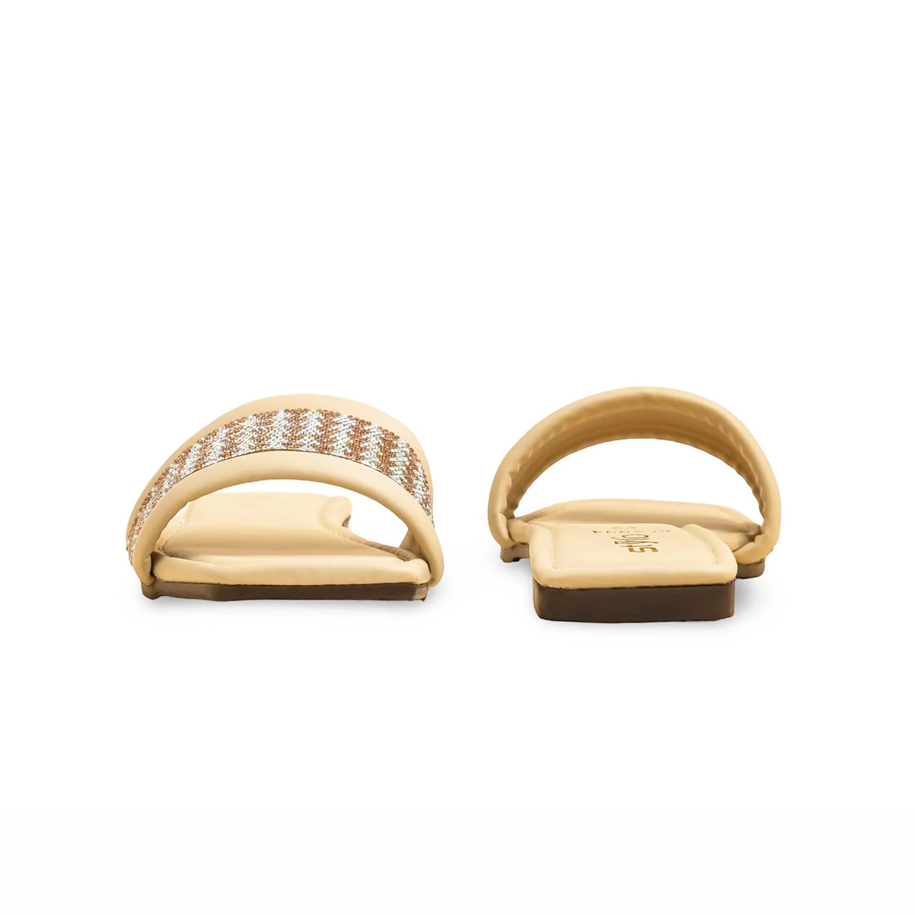 Beige Casual Slipper CL2094 - Image 4